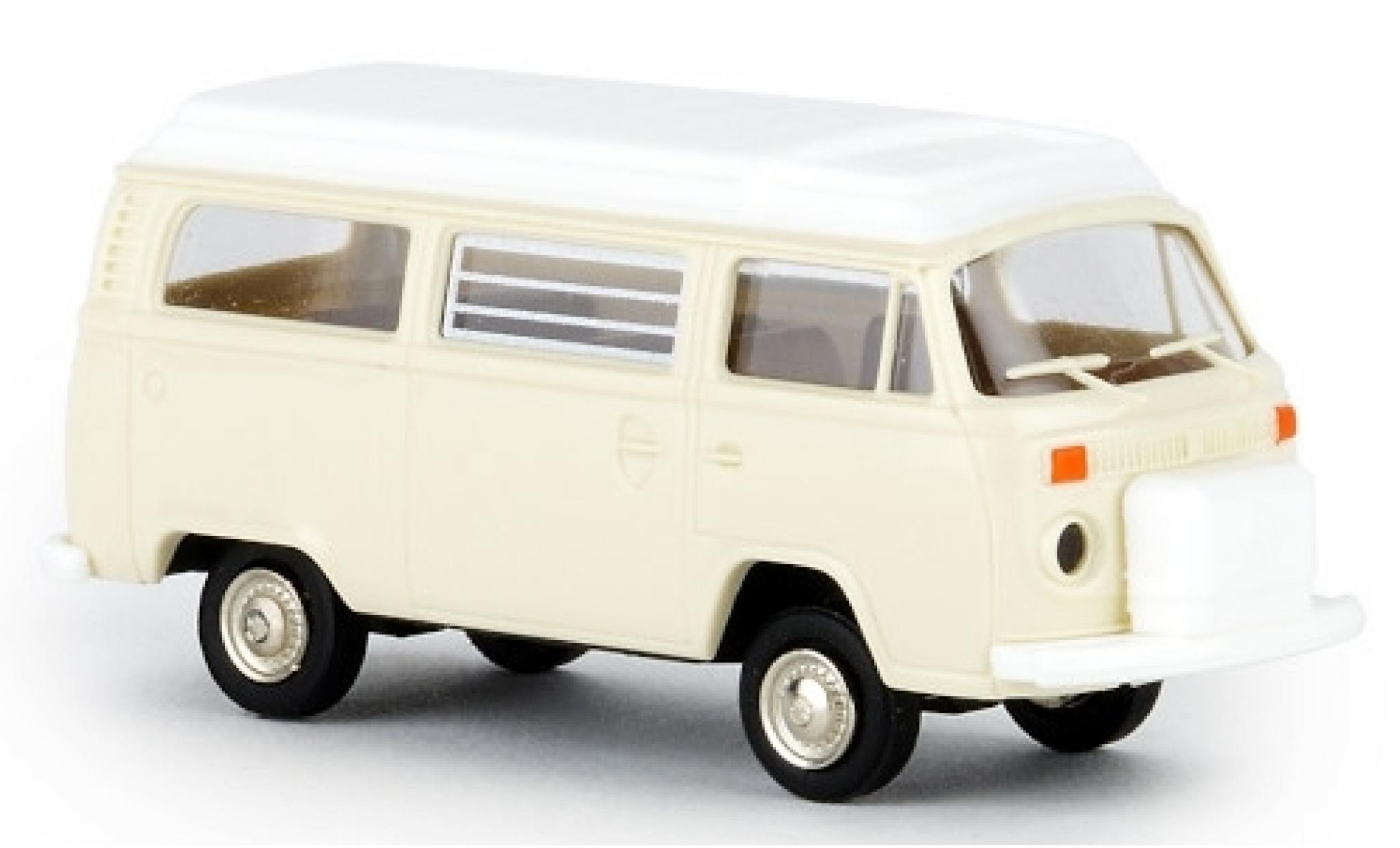 Volkswagen T2 1/87 Brekina Camper beige 1972 avec Aufstelldach modelauto