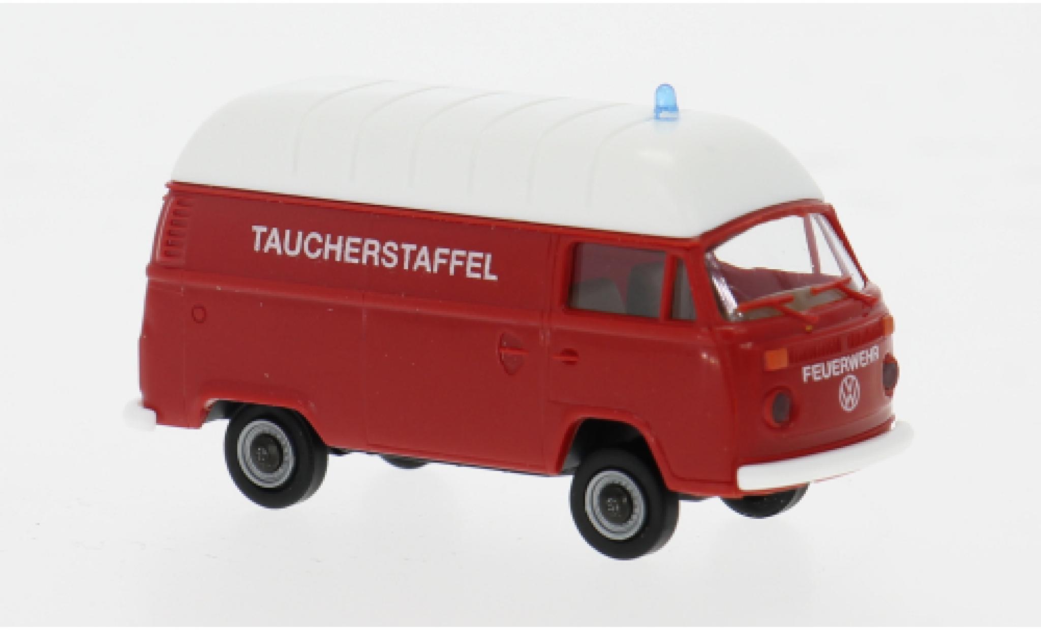 Volkswagen T2 1/87 Brekina Kasten 1973 Brandweer Taucherstaffel 1:87 modelauto