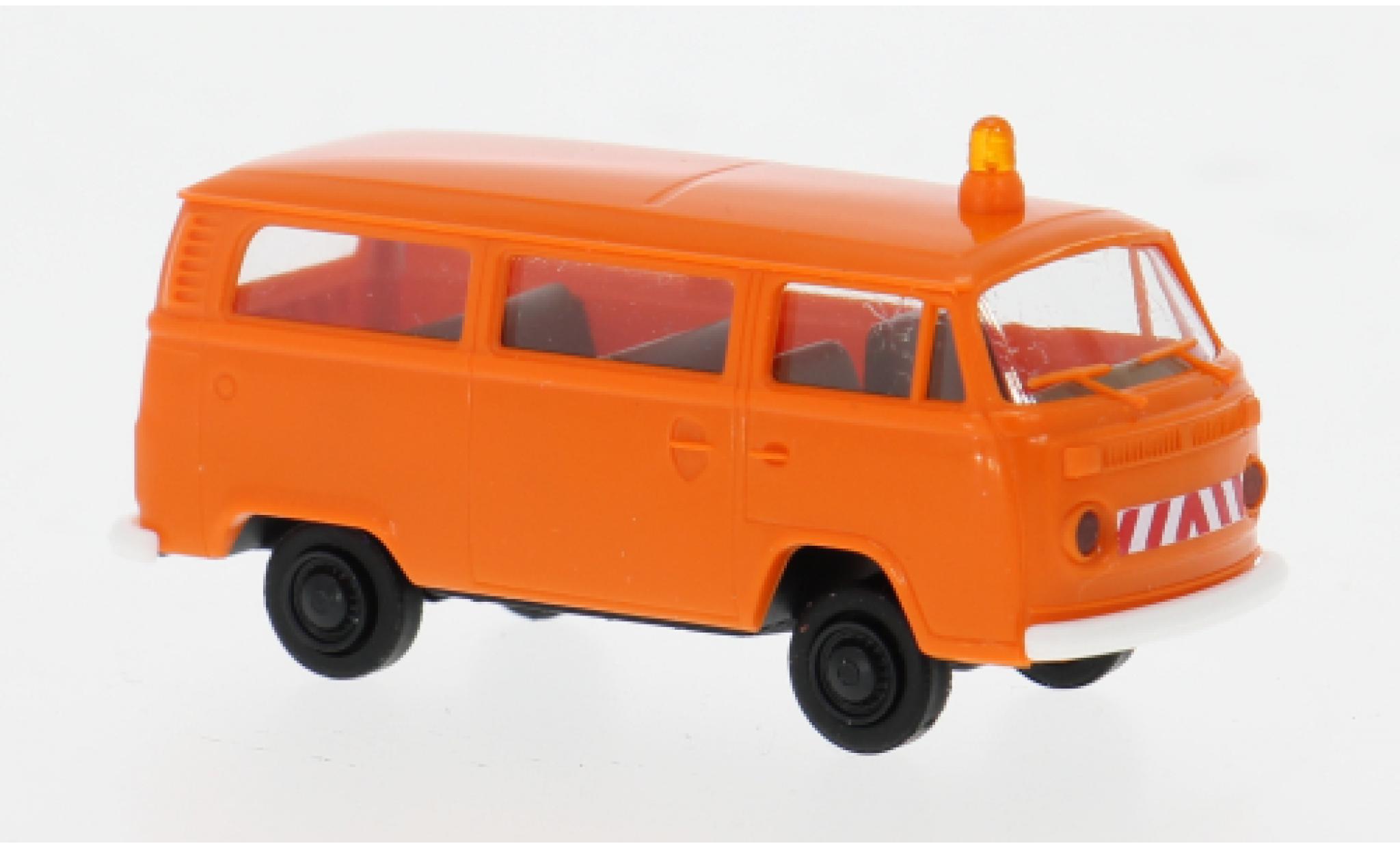 Volkswagen T2 1/87 Brekina Stationwagen 1973 Kommunal 1:87 modelauto