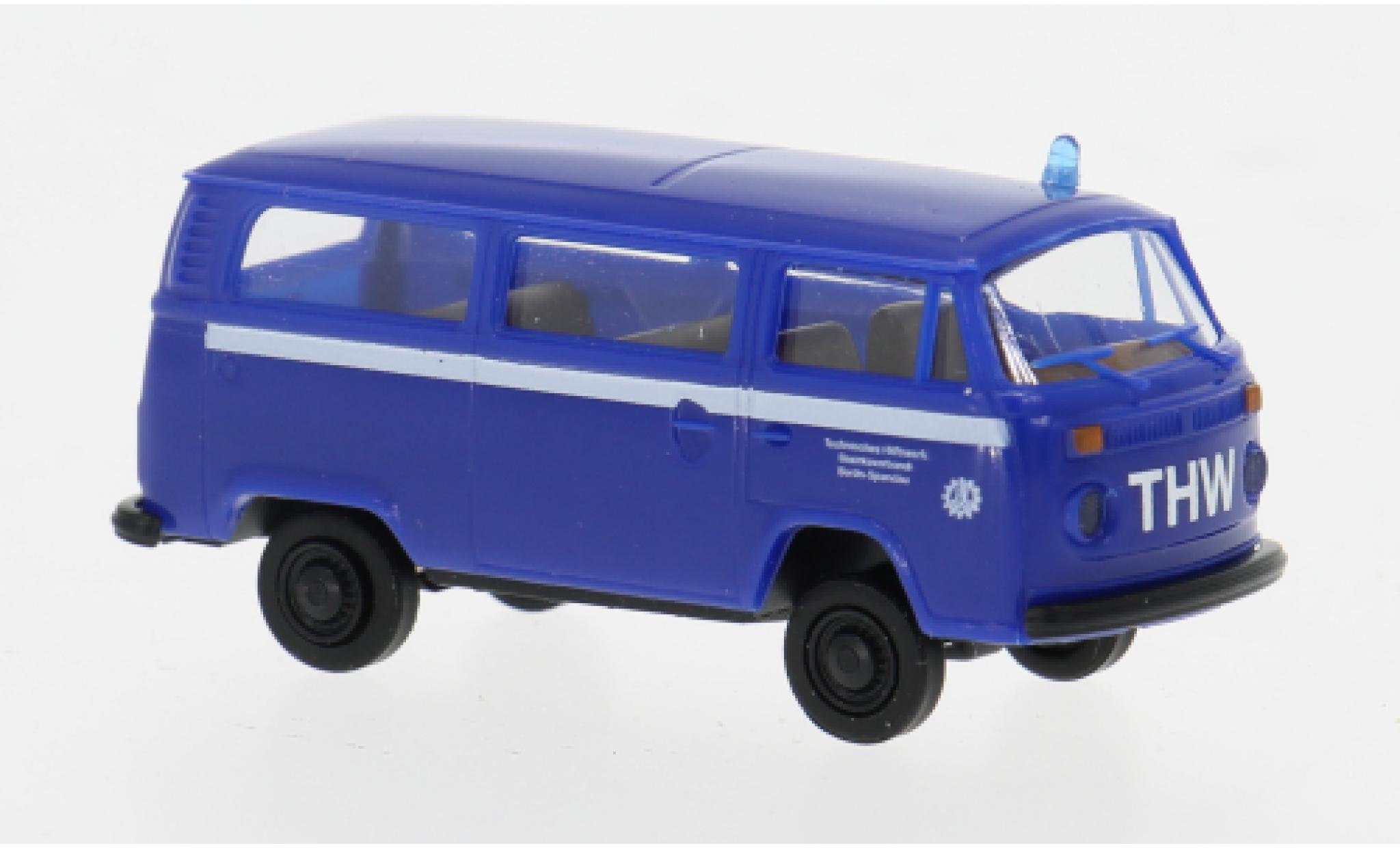Volkswagen T2 1/87 Brekina Stationwagen 1973 THW Berlin Spandau 1:87 modelauto