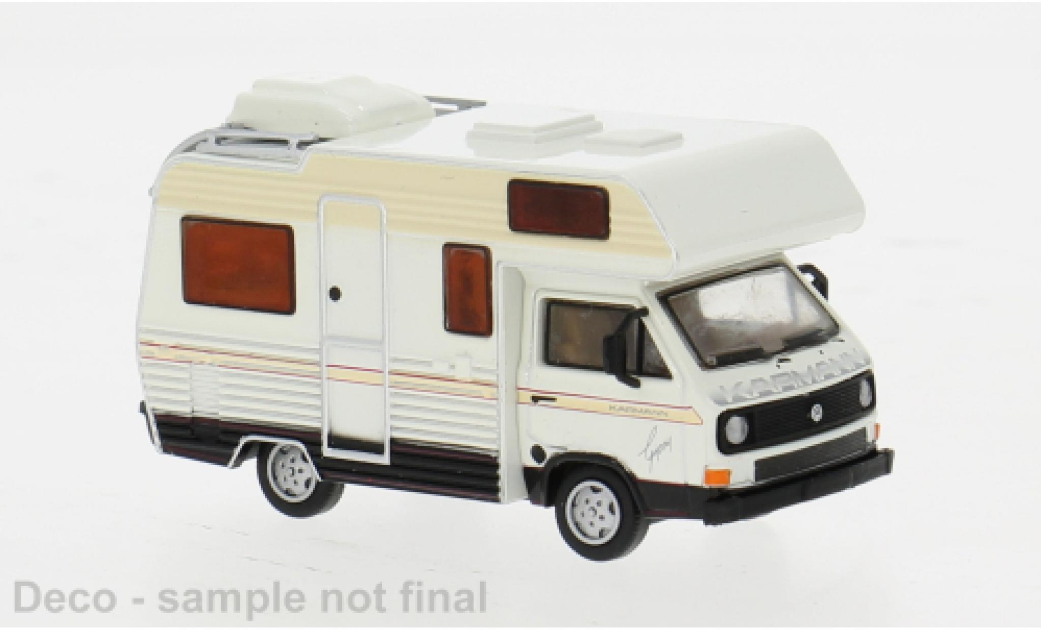 Volkswagen T3 1/87 Brekina Camper wit 1983 1:87 modelauto