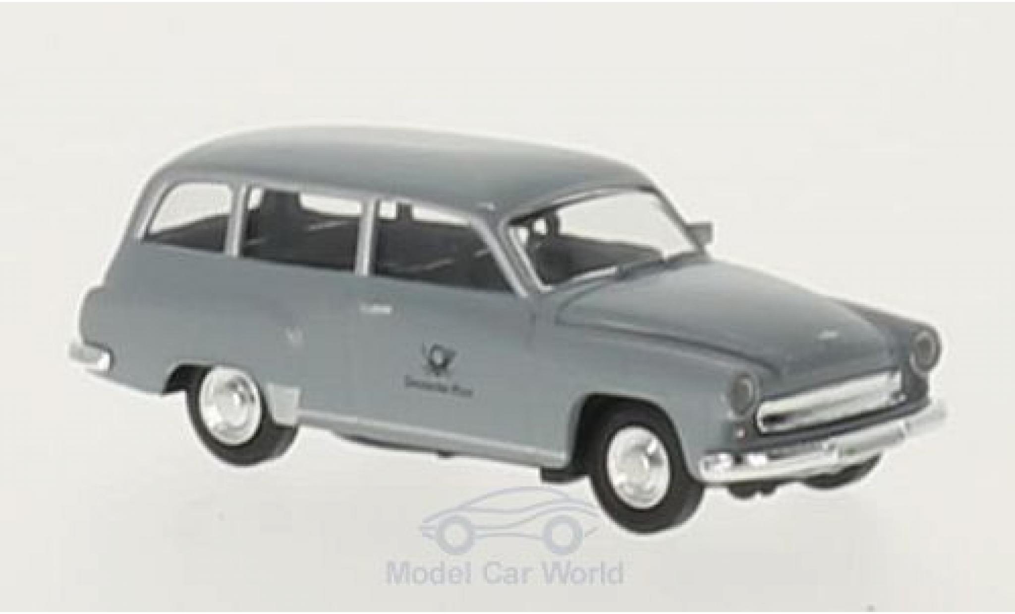 Wartburg 311 1/87 Brekina Stationwagen Deutsche Post modelauto