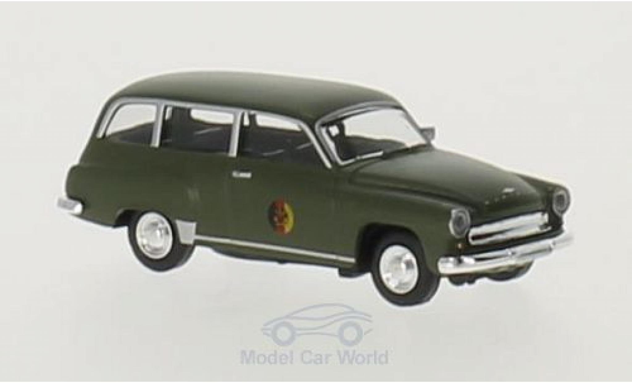 Wartburg 311 1/87 Brekina Stationwagen NVA modelauto