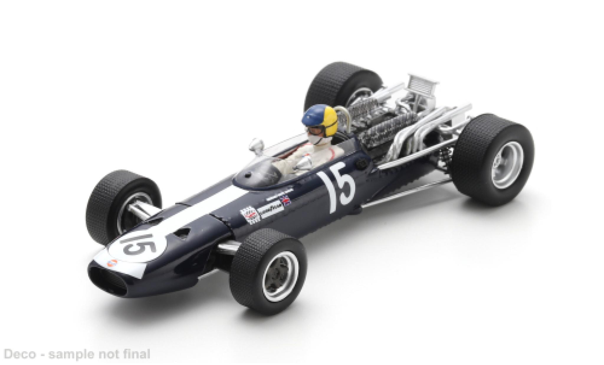 Brm P261 1/43 Spark BRM Gold Cup 1968 #15 D.Hobbs 1:43 modelauto