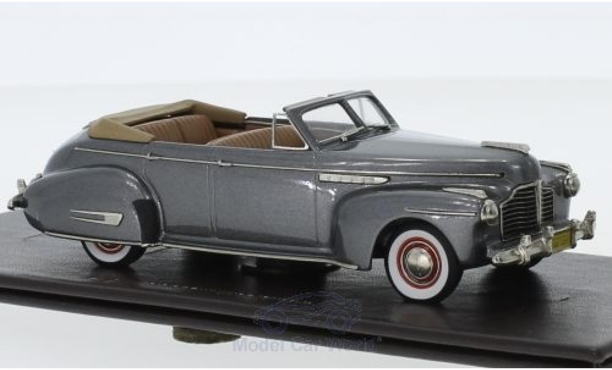 Buick Roadmaster 1/43 Brooklin Phaeton - Model 71c metallic grijs 1941 modelauto