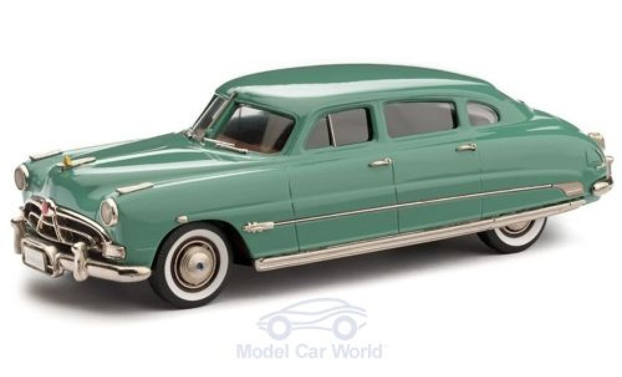 Hudson Hornet 1/43 Brooklin 4-Door Sedan groen 1951 modelauto