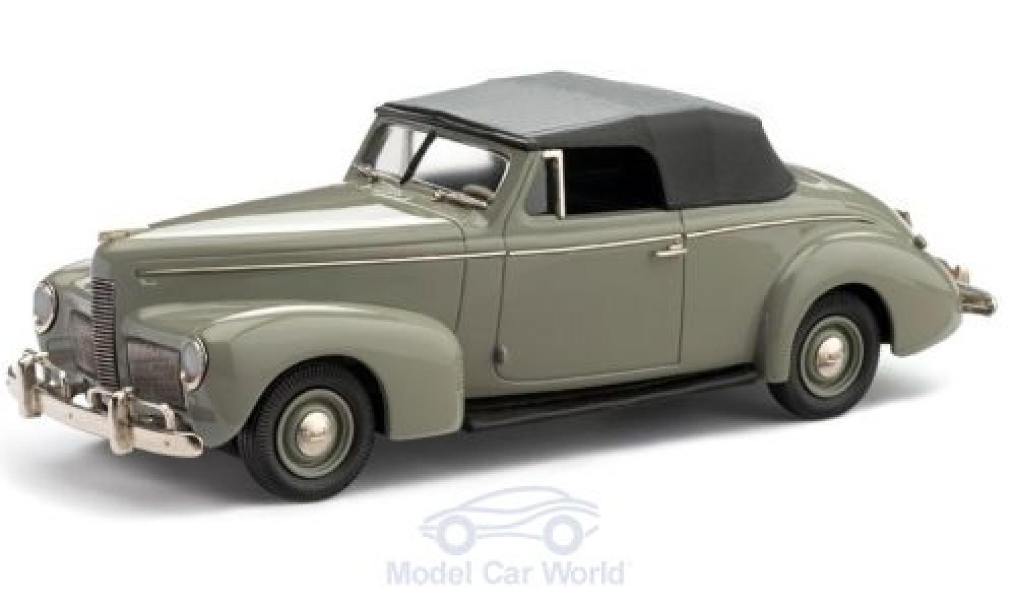 Nash Ambassador 1/43 Brooklin Eight Cabriolet grijs 1940 modelauto