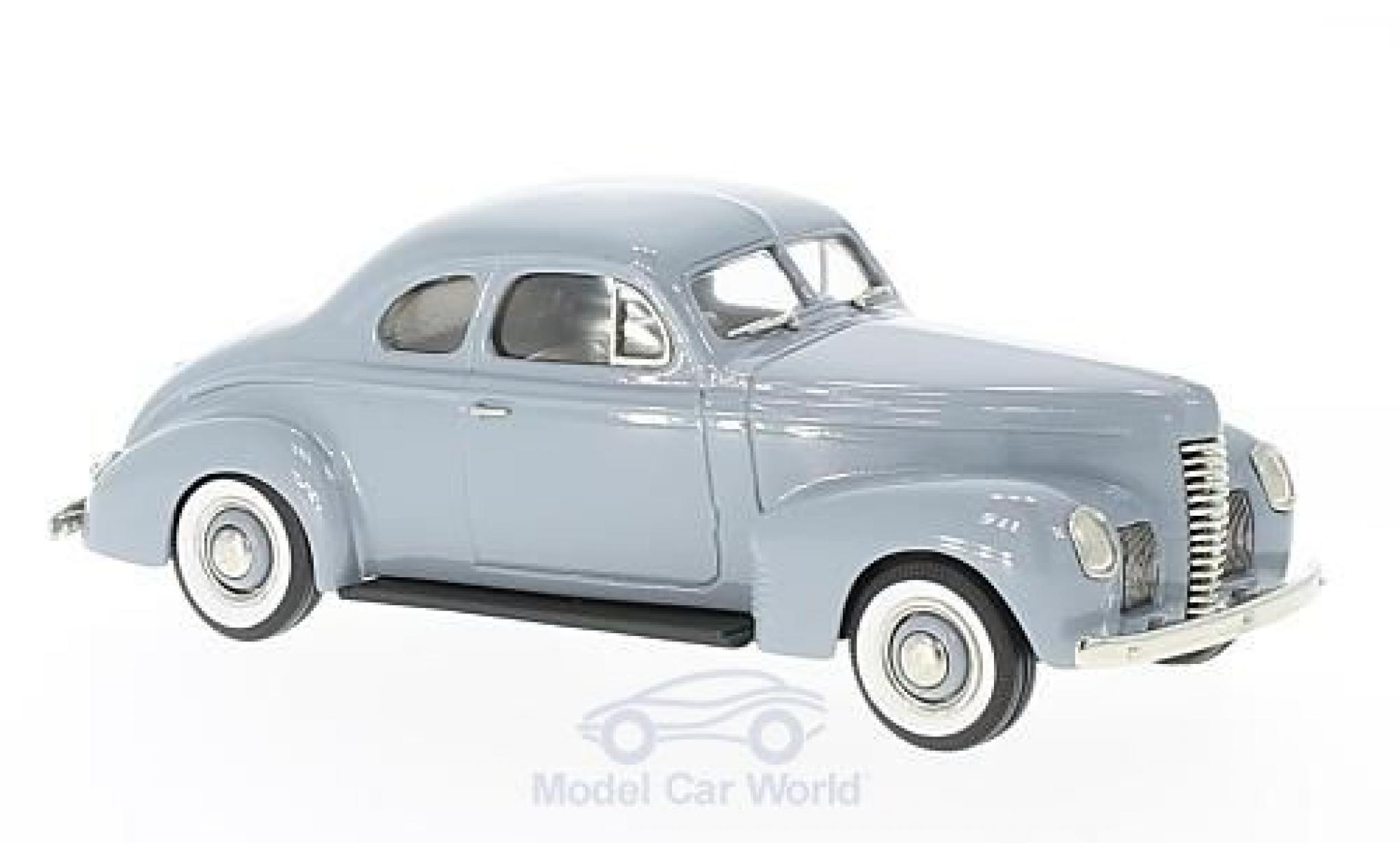 Nash Ambassador 1/43 Brooklin Eight Two-Door Coupe grijs 1939 modelauto