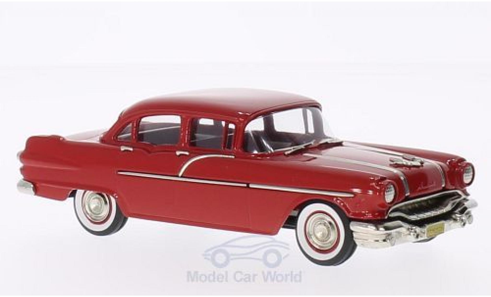 Pontiac Chieftain 1/43 Brooklin 870 Sedan rood 1956 modelauto