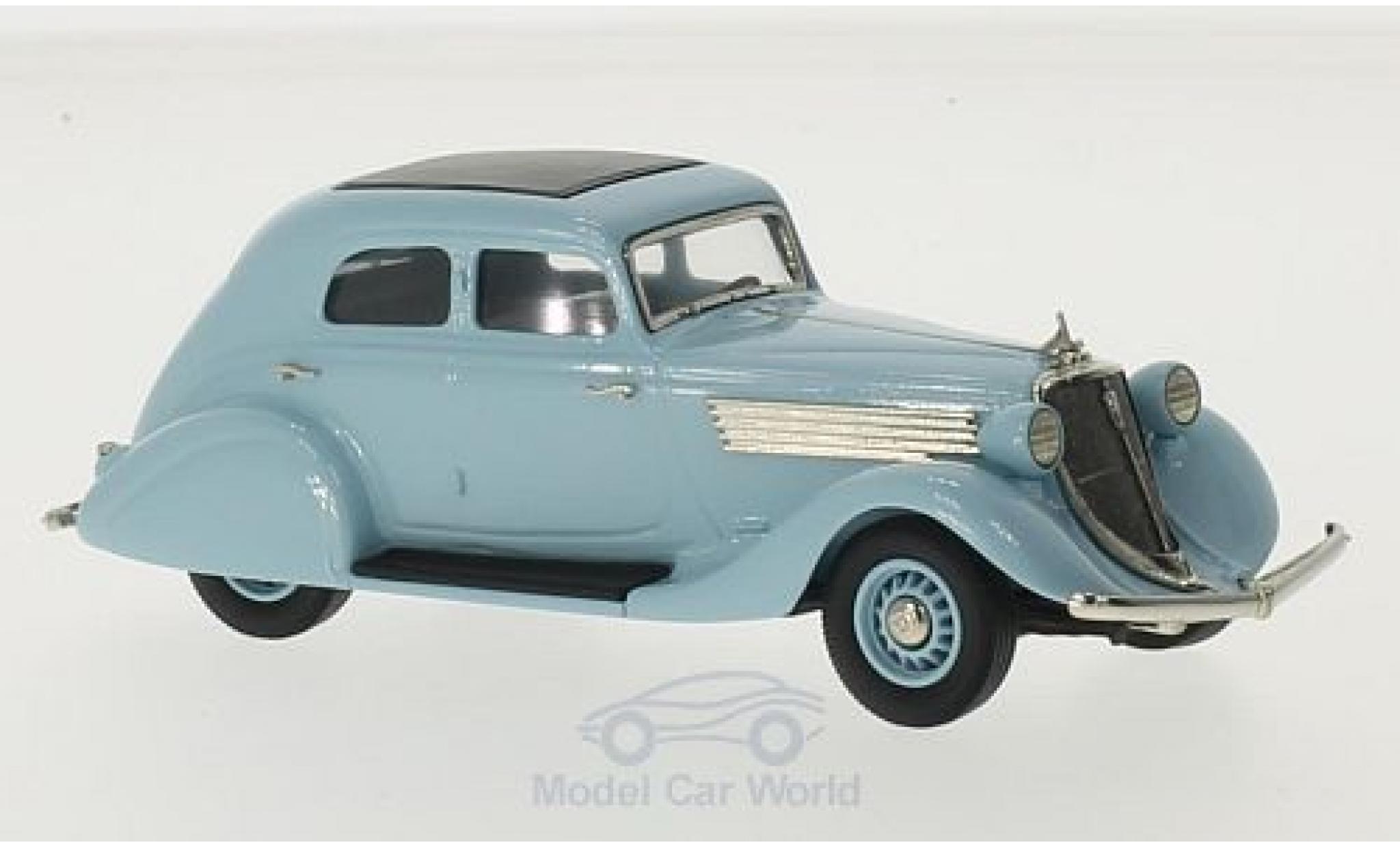Studebaker Commander 1/43 Brooklin Landcruiser Sedan blauw 1934 modelauto