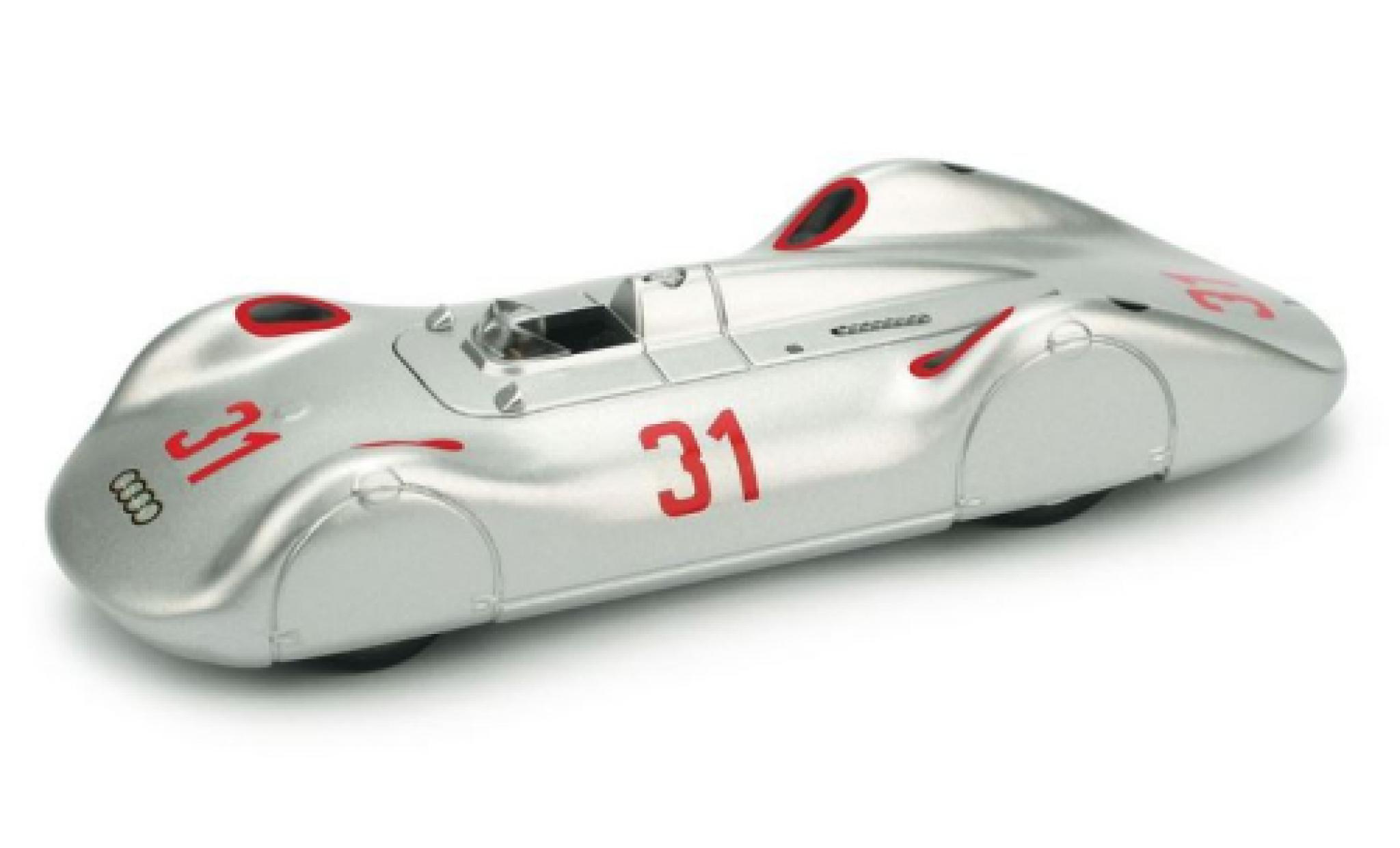 Auto Union Typ C 1/43 Brumm Stromlinie No.31 Avus 1937 B.Rozemeyer modelauto