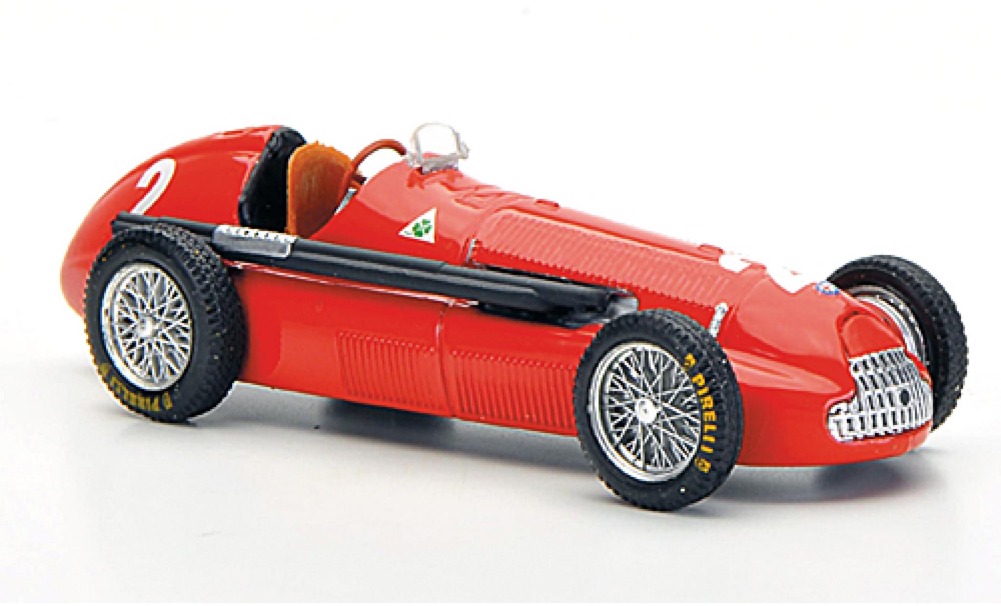 Alfa Romeo 158 1/43 Brumm No.2 formule 1 GP Grande-Bretagne 1950 modelauto