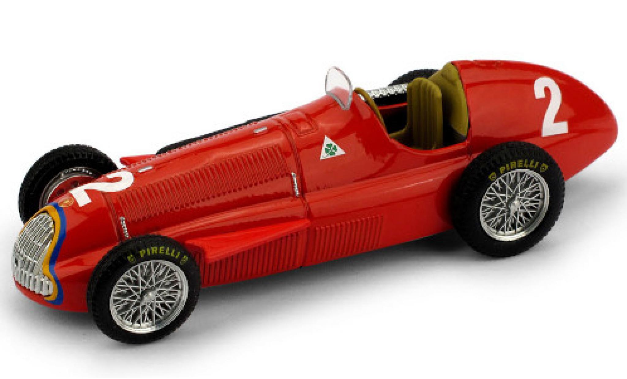 Alfa Romeo 159 1/43 Brumm No.2 formule 1 GP Belgique 1951 modelauto