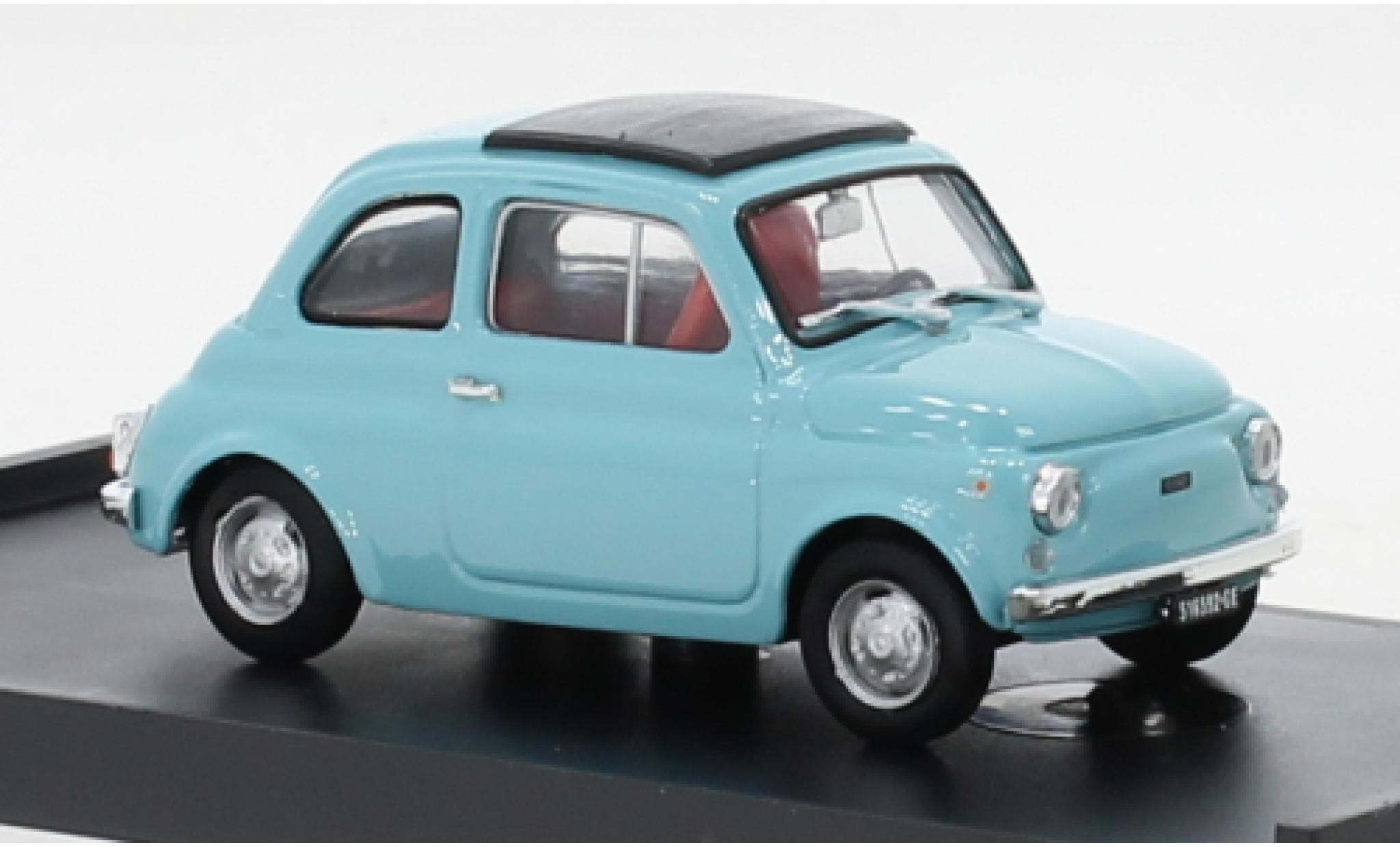 Fiat 500 1/43 Brumm R turquoise clair 1972 modelauto
