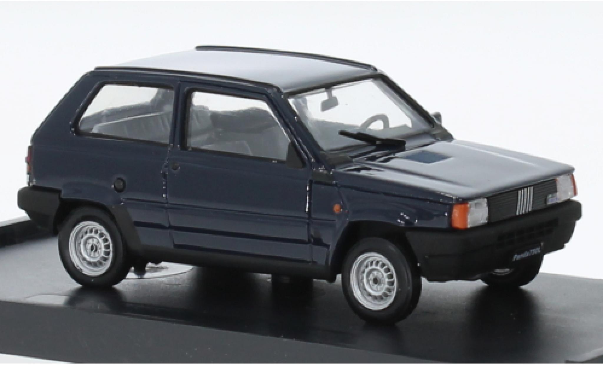 Fiat Panda 1/43 Brumm 750L Supernova blauw fonc&eacute; 1986 modelauto