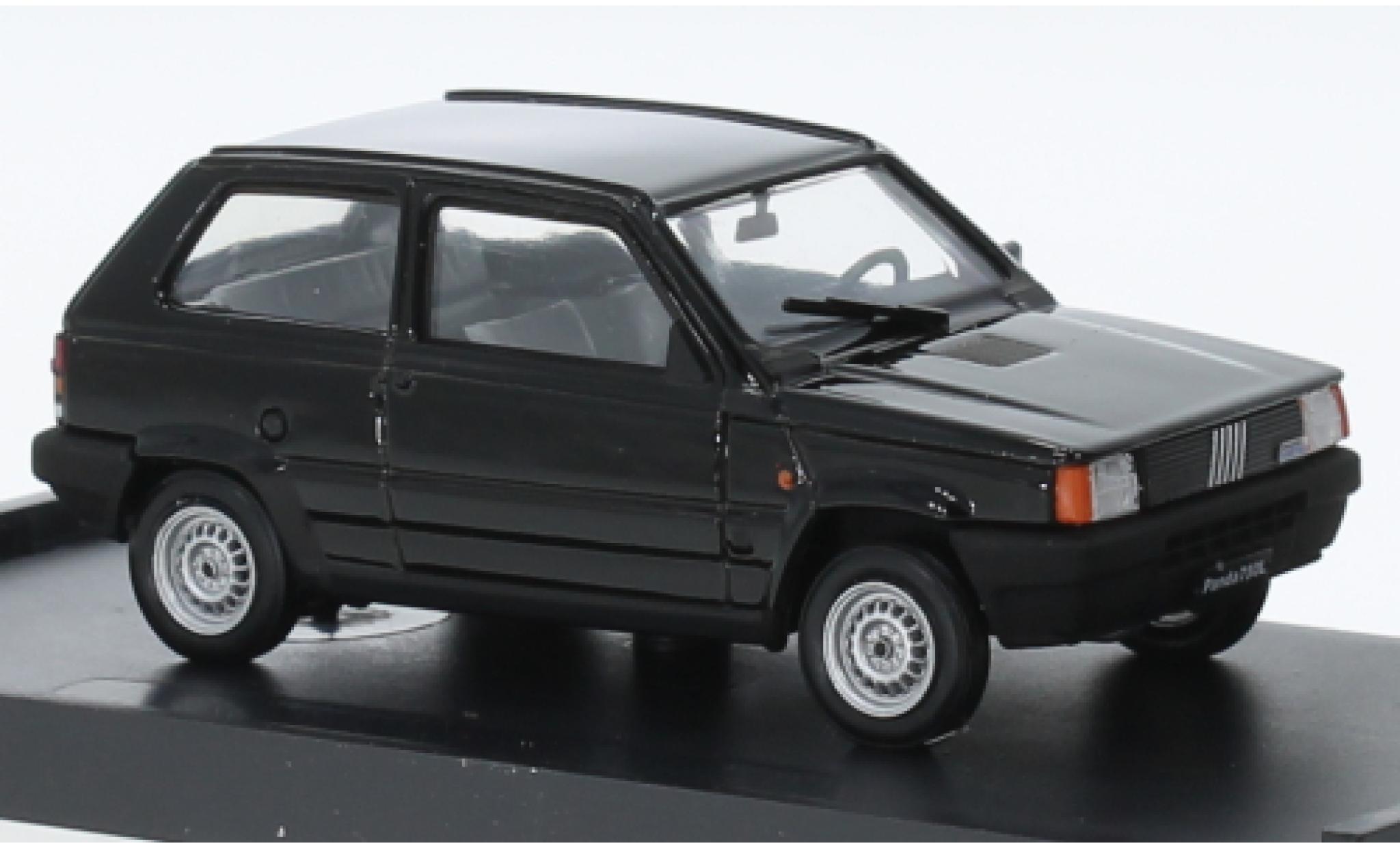 Fiat Panda 1/43 Brumm 750L Supernova zwart 1986 modelauto