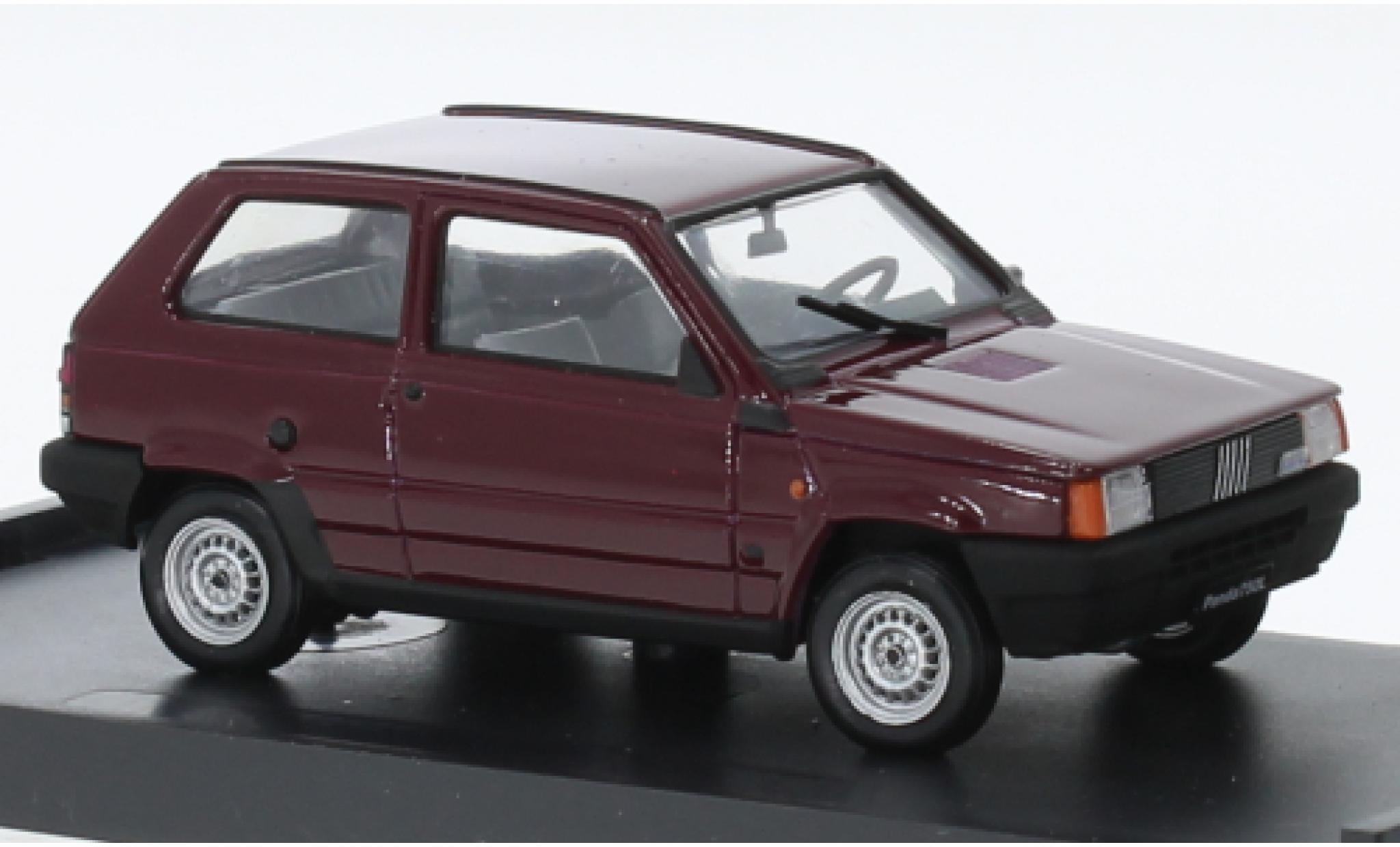 Fiat Panda 1/43 Brumm 750L Supernova rood fonc&eacute; 1986 modelauto