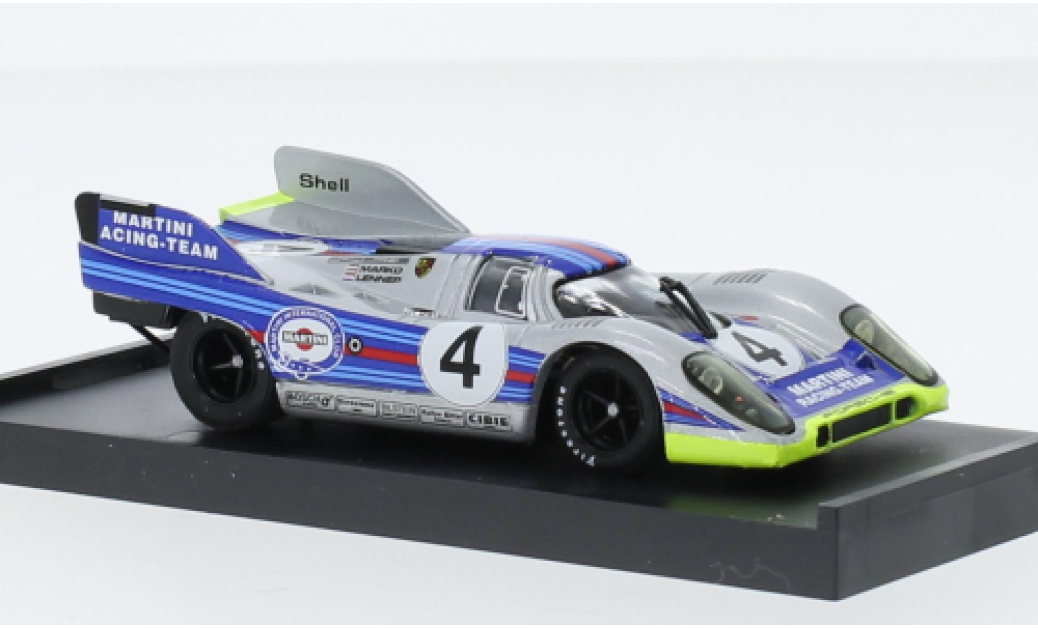Porsche 917 1971 1/43 Brumm K No.4 Martini Racing Team Martini 1000km Monza modelauto