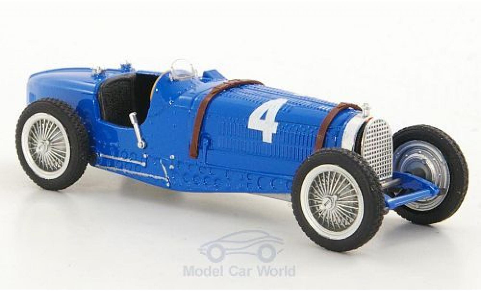 Bugatti Type 59 1/43 Brumm No.4 Formel 1 GP Belgien 1934 R.Dreyfus modelauto