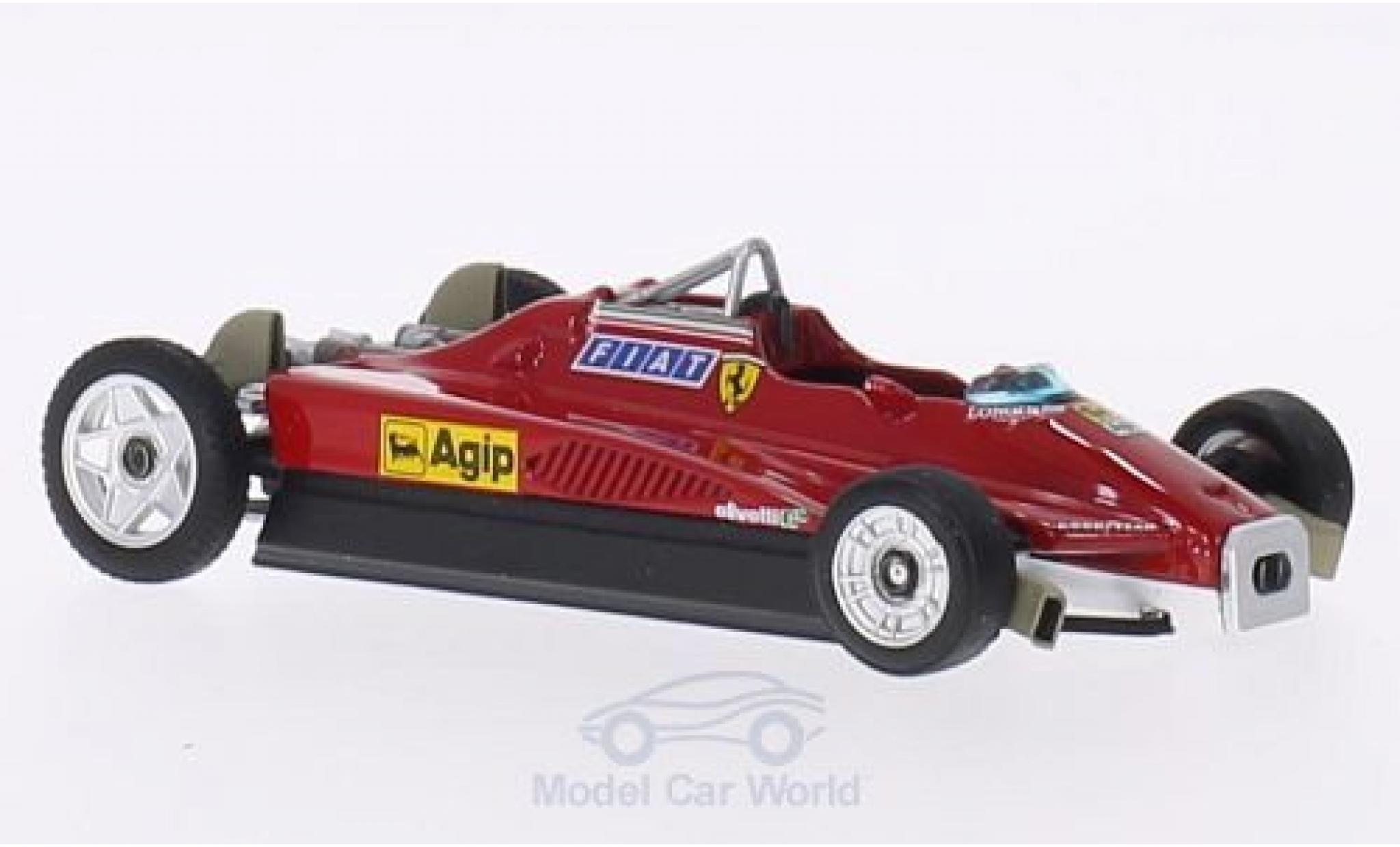 Ferrari 126 1982 1/43 Brumm C2 Turbo Scuderia Formel 1 GP San Marino 1982 T-Car / Ersatzfahrzeug modelauto