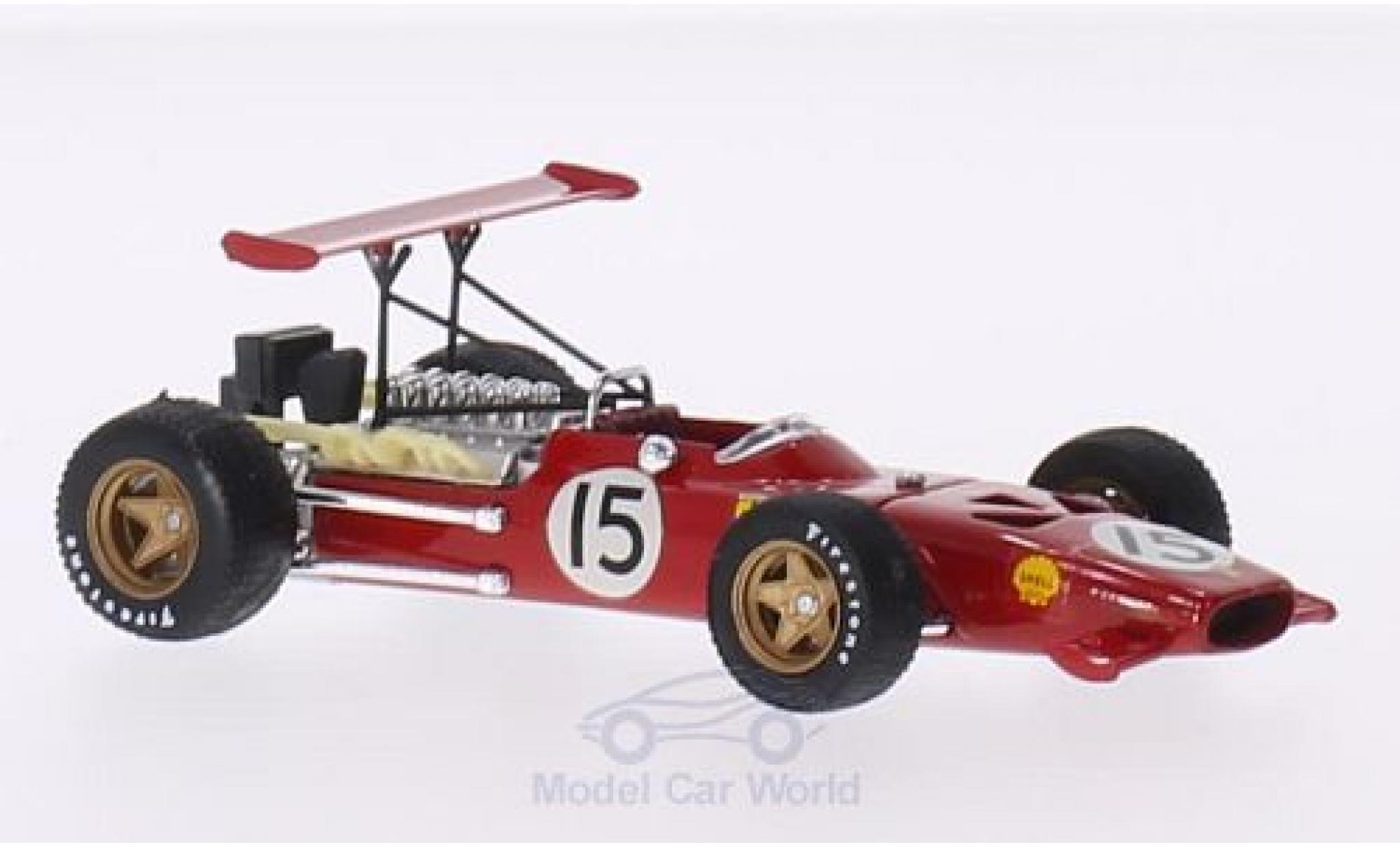Ferrari 312 1/43 Brumm F1 No.15 Scuderia Formel 1 GP Spanien 1969 C.Amon modelauto