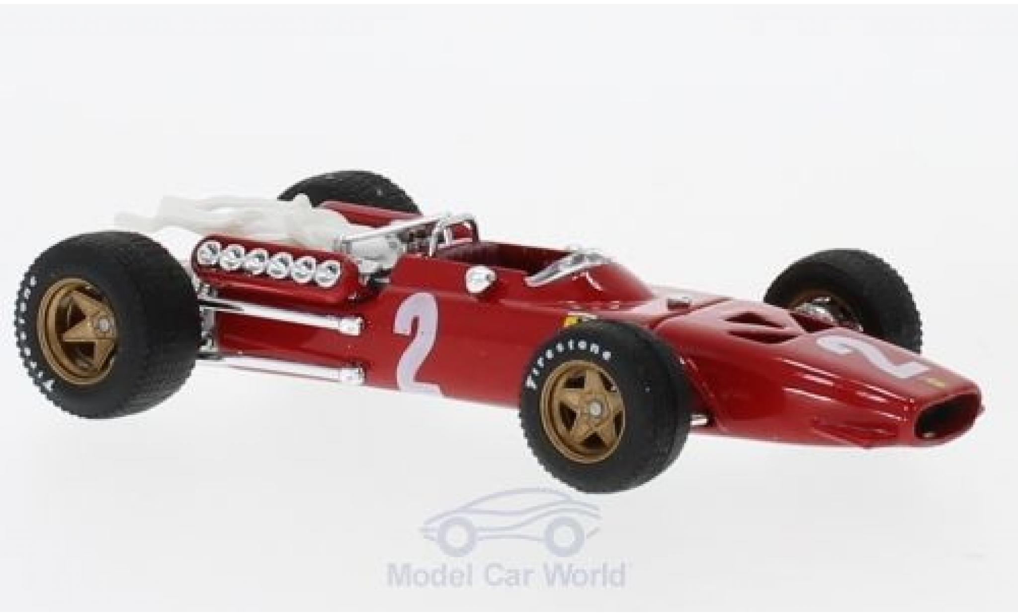 Ferrari 312 P 1/43 Brumm F1 No.2 Formel 1 GP Italien 1967 C.Amon modelauto