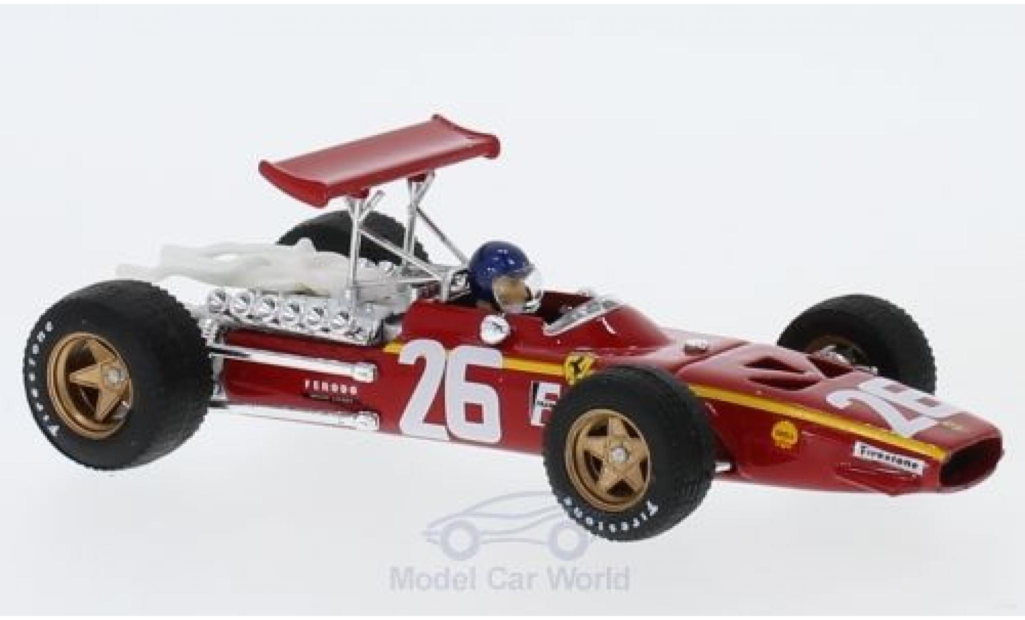 Ferrari 312 P 1/43 Brumm F1 No.26 Formel 1 GP Frankreich 1968 mit Fahrer J.Ickx modelauto