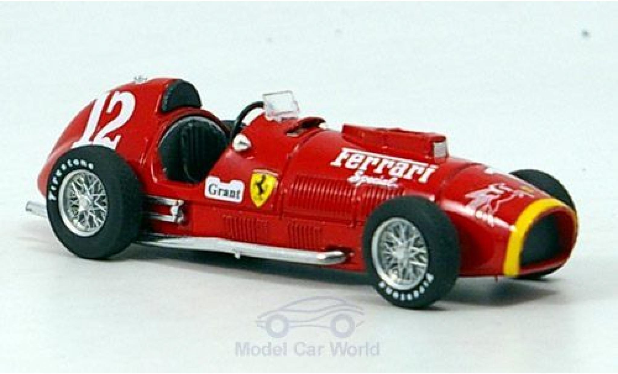 Ferrari 375 1/43 Brumm No.12 Indianapolis 1952 Rookie Test A.Ascari modelauto