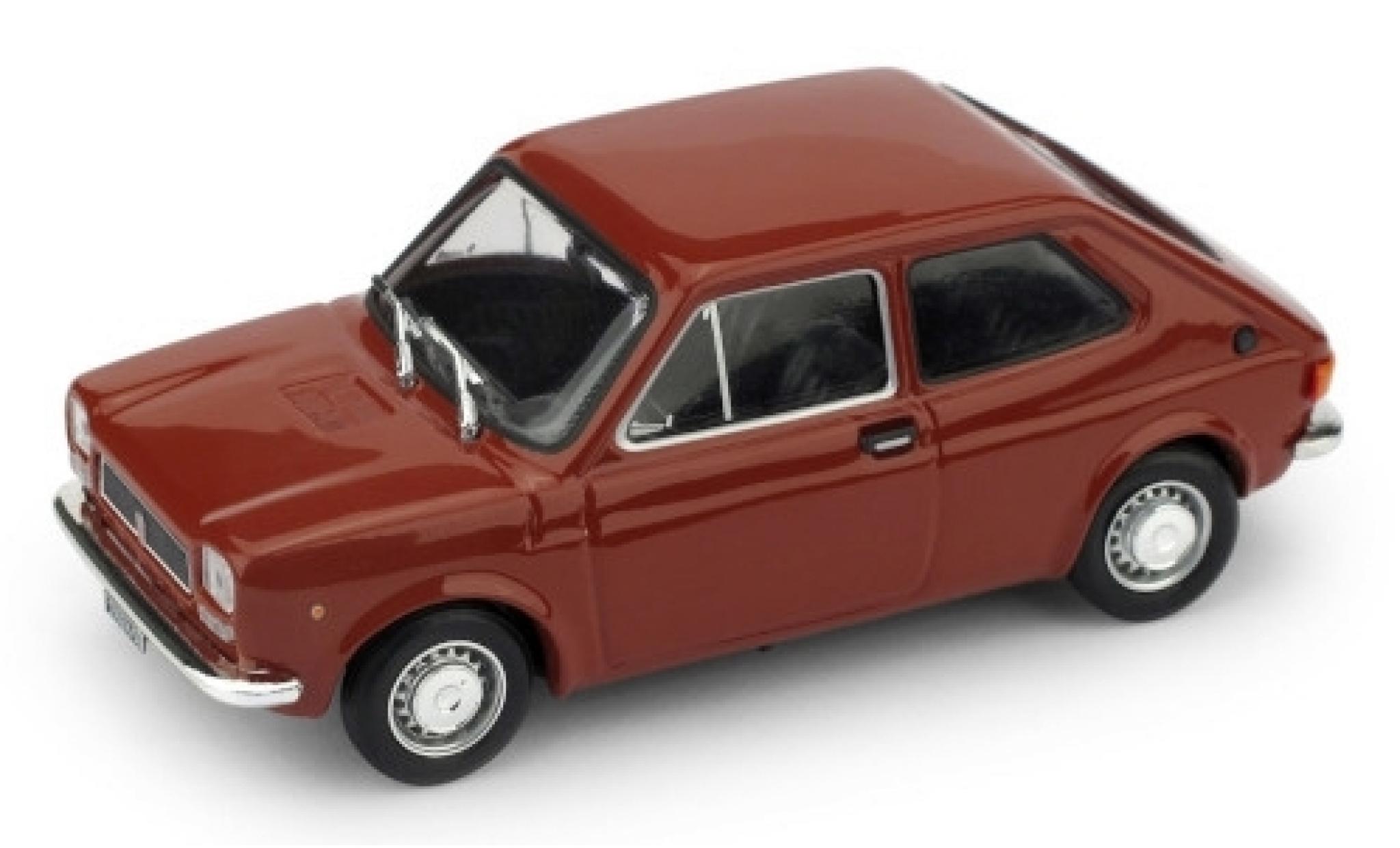 Fiat 127 1/43 Brumm (1.Serie) rood 1972 modelauto