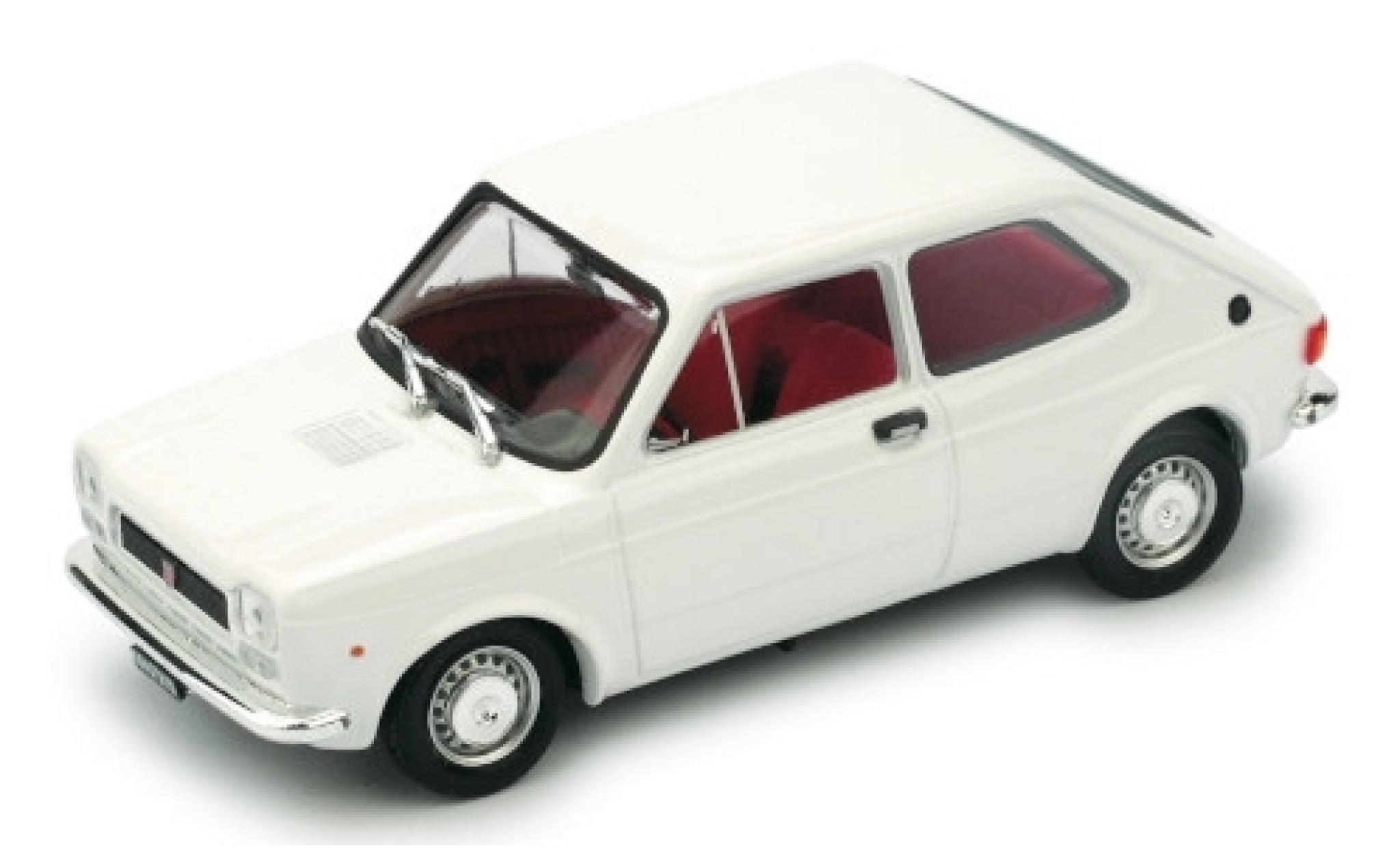 Fiat 127 1/43 Brumm (1.Serie) wit 1972 modelauto