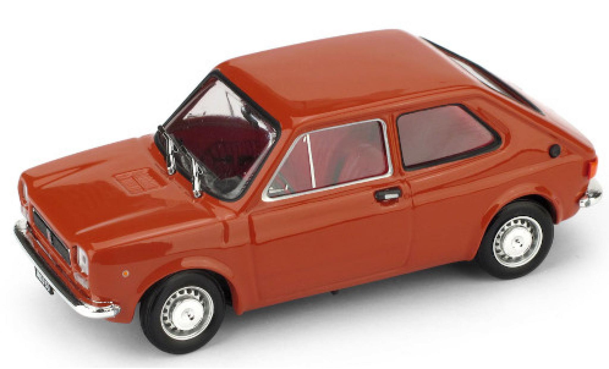 Fiat 127 1/43 Brumm (1a serie) rood 1971 modelauto