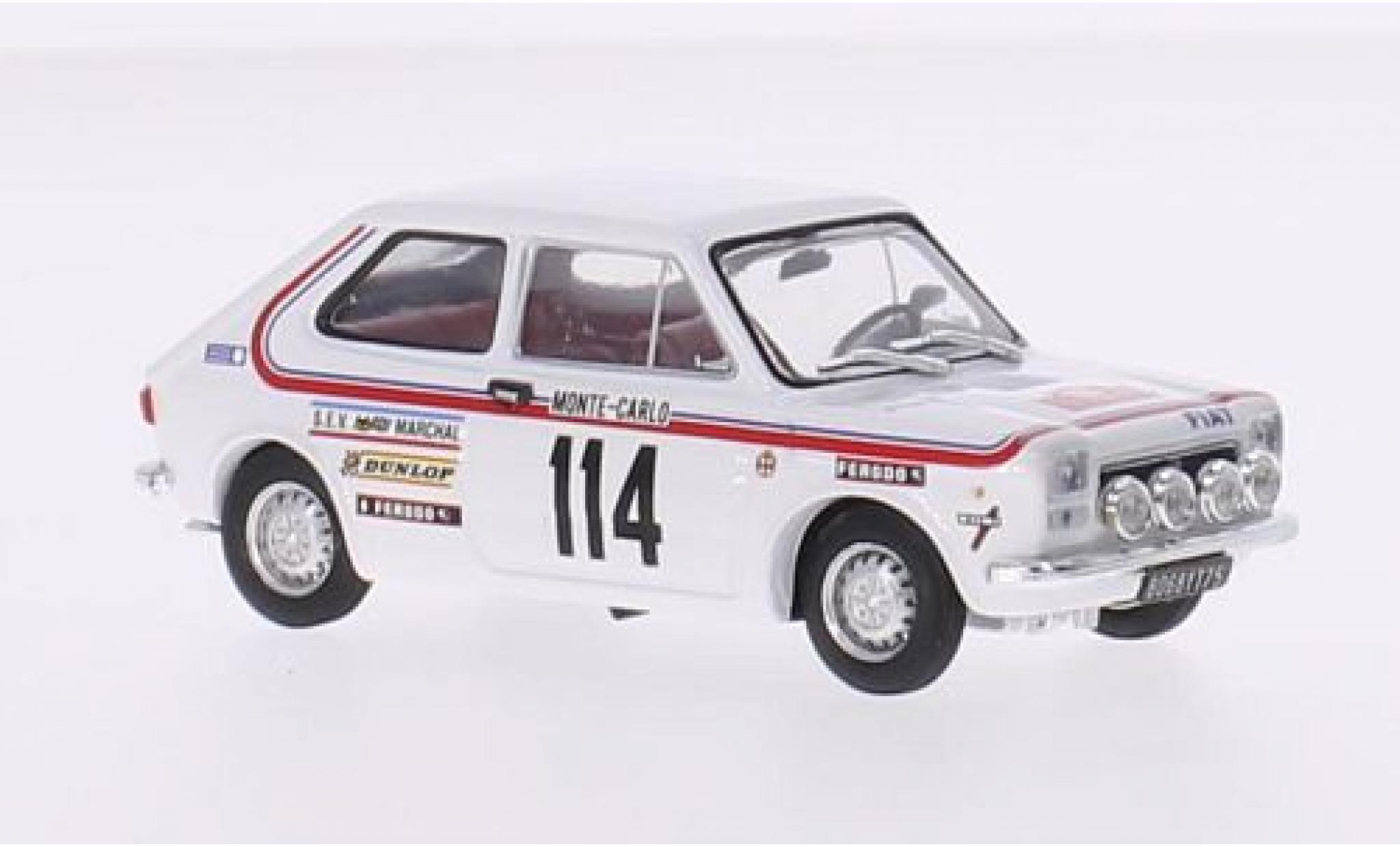 Fiat 127 1/43 Brumm No.114 Rallye Monte-Carlo 1973 B.Dongues/C.Saulie modelauto
