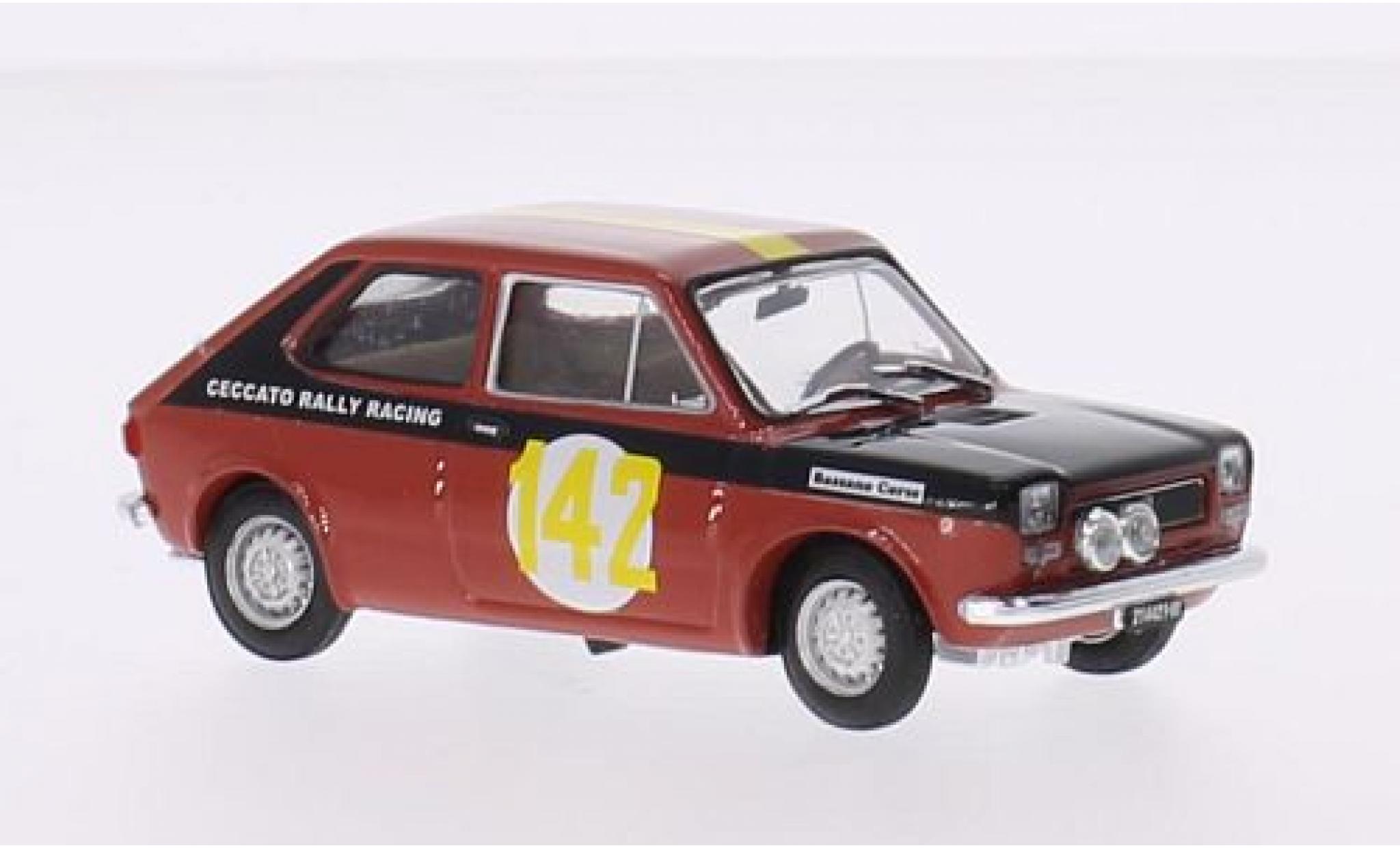 Fiat 127 1/43 Brumm No.142 Ceccato Rally Racing Rallye 2 Valli 1972 P.Ceccato modelauto
