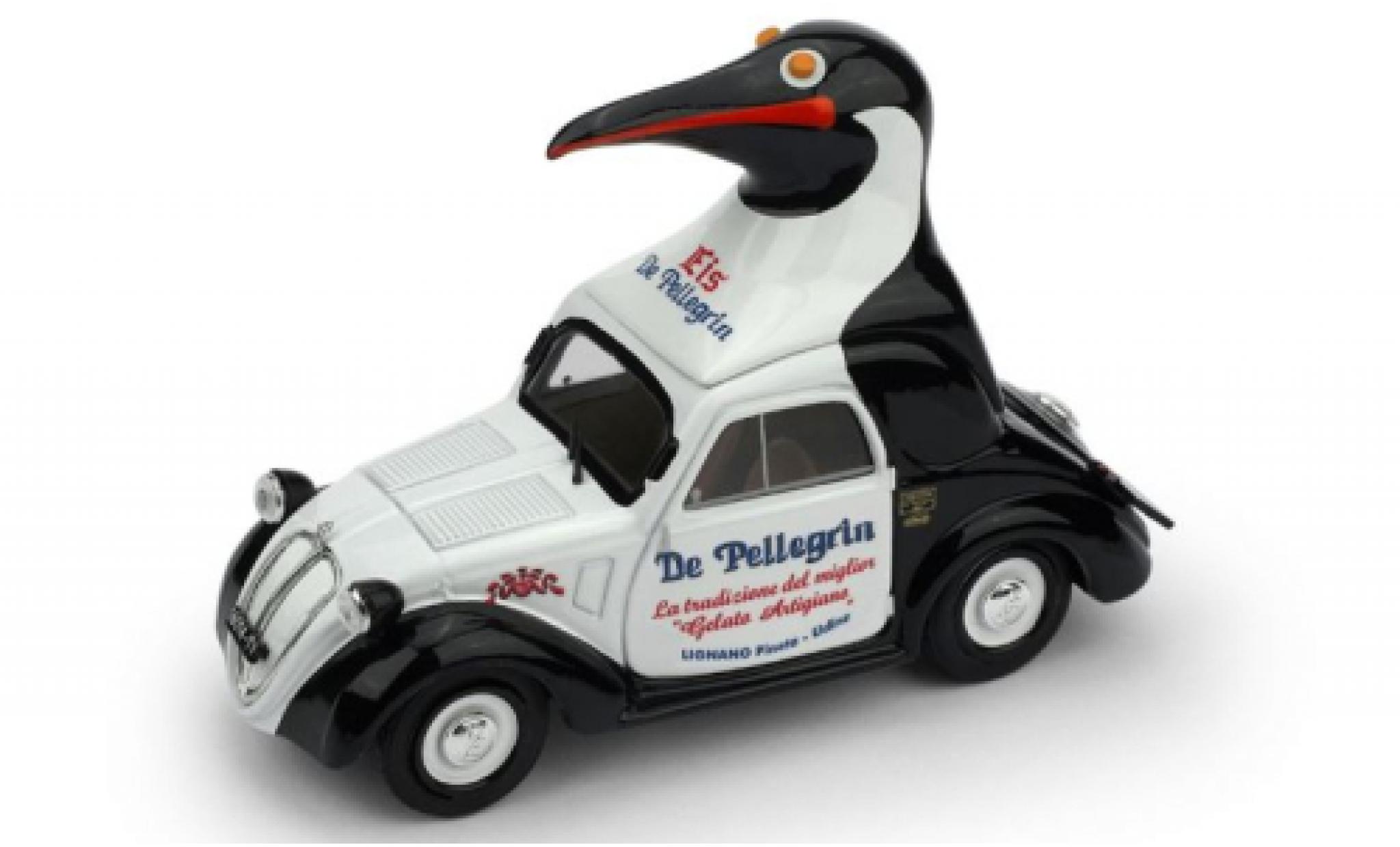 Fiat 500 1/43 Brumm A Gelati De Pellegrin 1950 modelauto