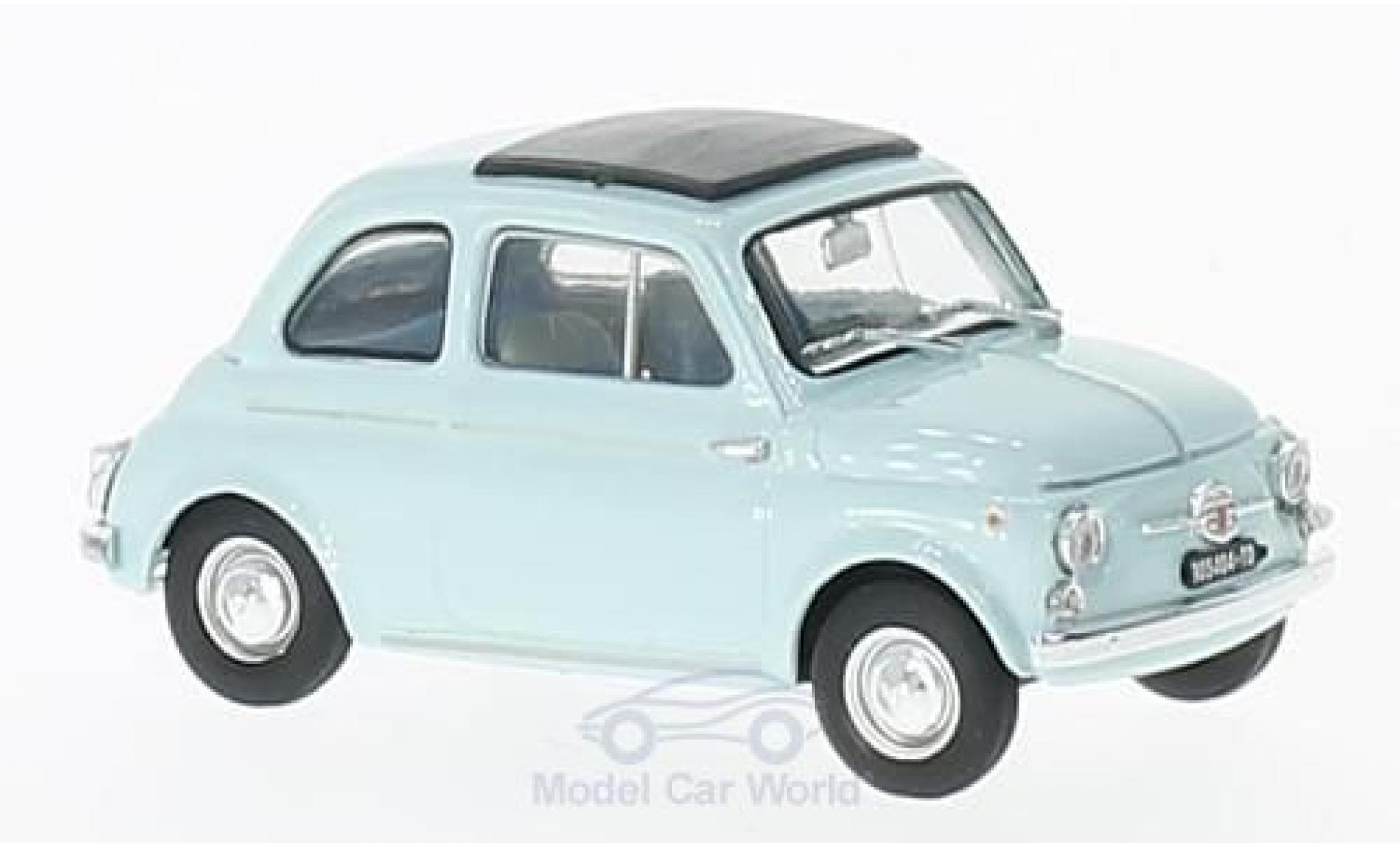 Fiat 500 1/43 Brumm D blauw 1964 modelauto