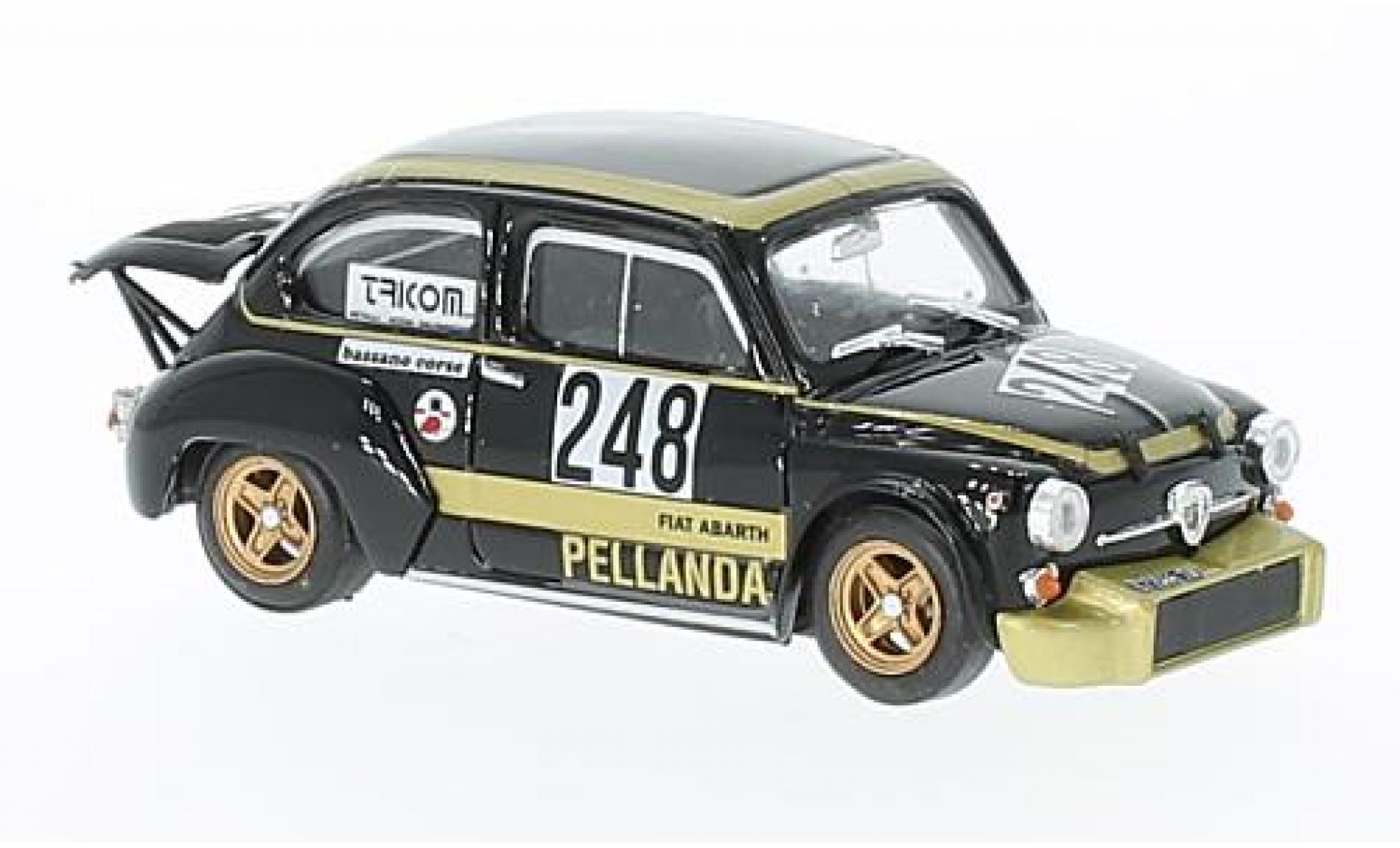 Fiat Abarth 1000 1/43 Brumm No.248 Rally Trento - Bondone 1976 G.Chivacci modelauto