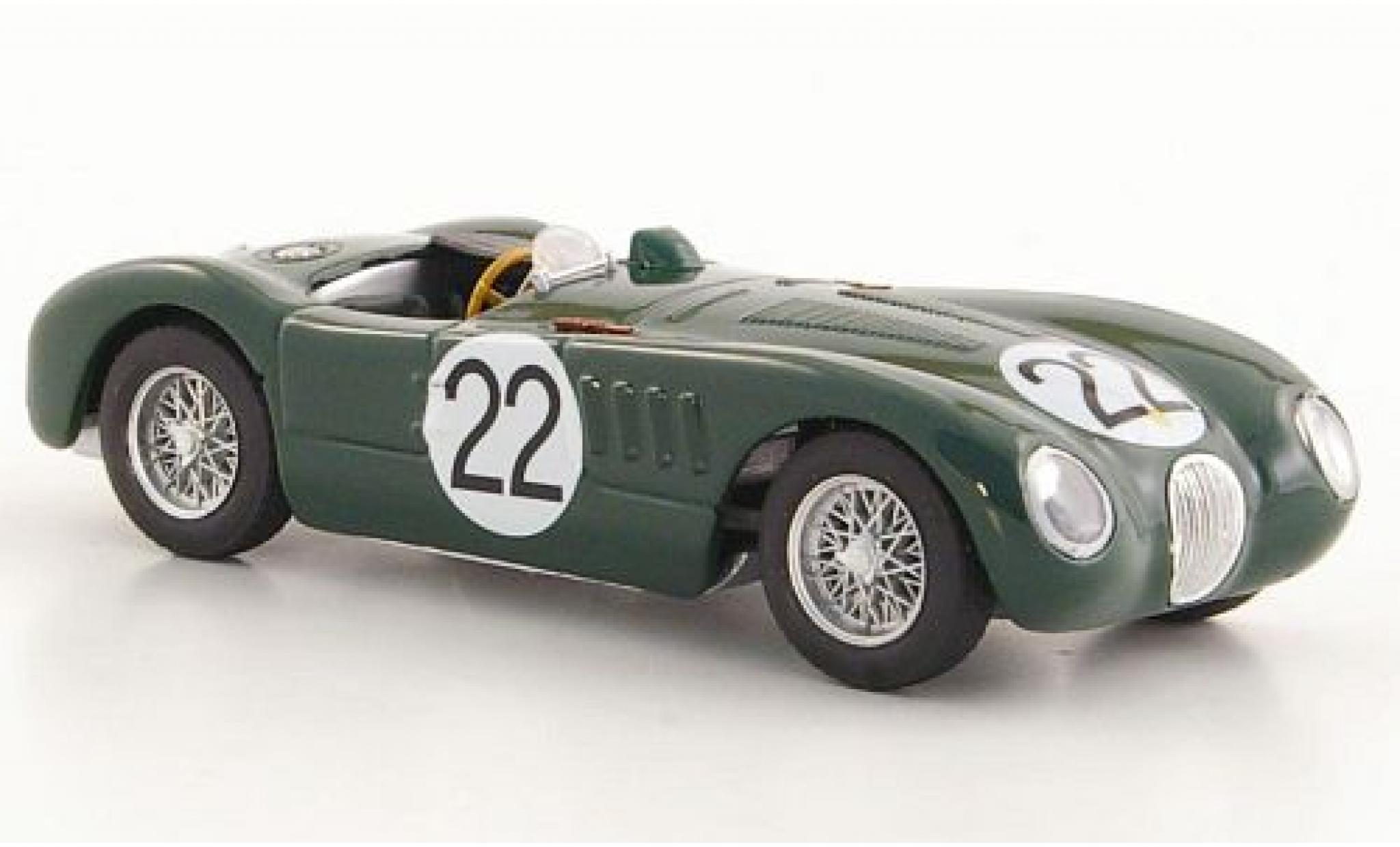 Jaguar C-Type 1/43 Brumm RHD No.22 24h Le Mans 1951 Moss Collection S.Moss/J.Fairman modelauto