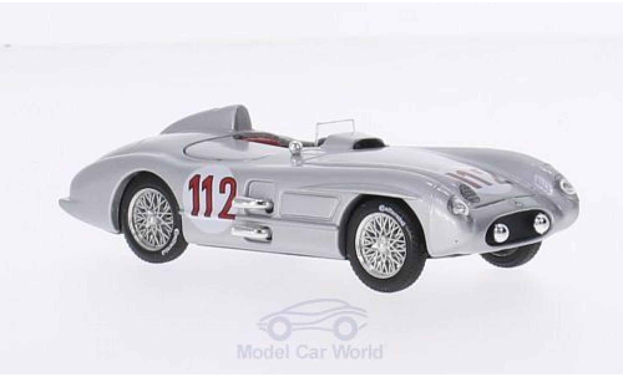 Mercedes 300 1/43 Brumm SLR No.112 Targa Florio 1955 modelauto