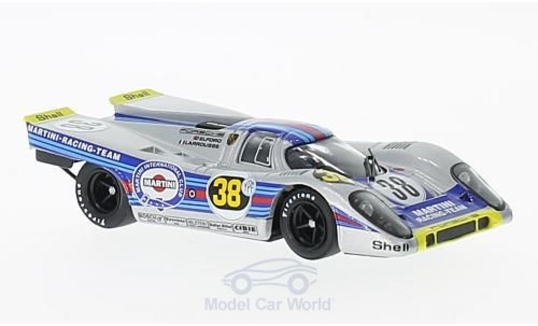 Porsche 917 1971 1/43 Brumm K No.38 Martini Racing Team Martini 1000 Km Buenos Aires 1971 V.Elford/G.Larrousse modelauto