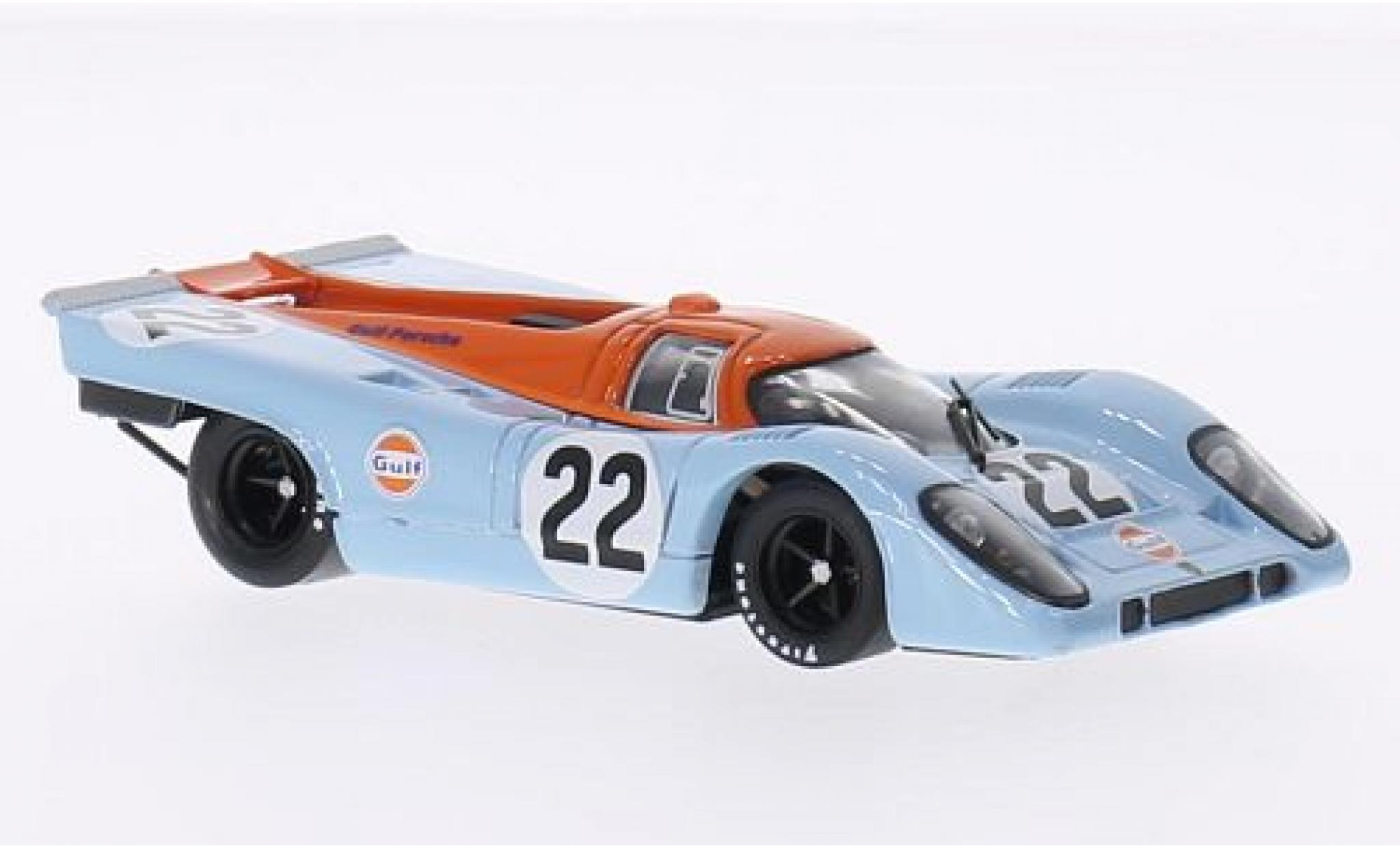 Porsche 917 1/43 Brumm K RHD No.22 Scuderia JWA-Gulf Gulf Le Mans 24h Le Mans 1970 M.Hailwood/D.Hobbs modelauto