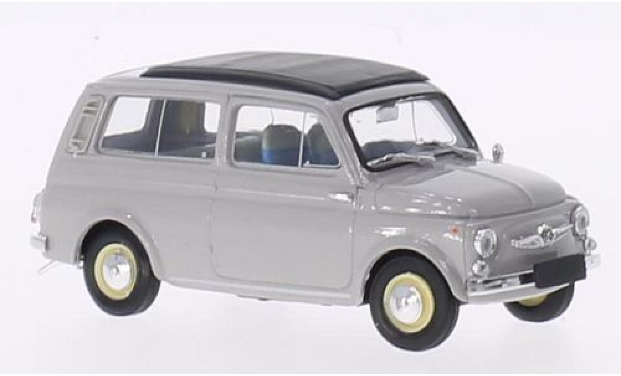 Steyr Puch 700 1/43 Brumm C grijs 1961 toit rabattable ferm&eacute; modelauto