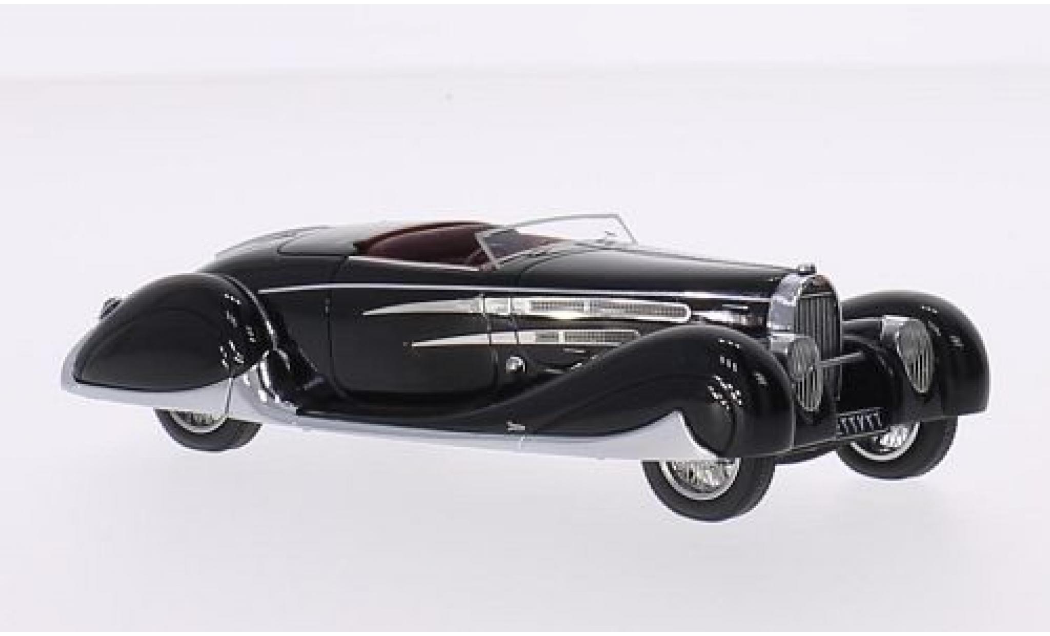Bugatti 57 1/43 Matrix TC VanVooren zwart 1:43 modelauto