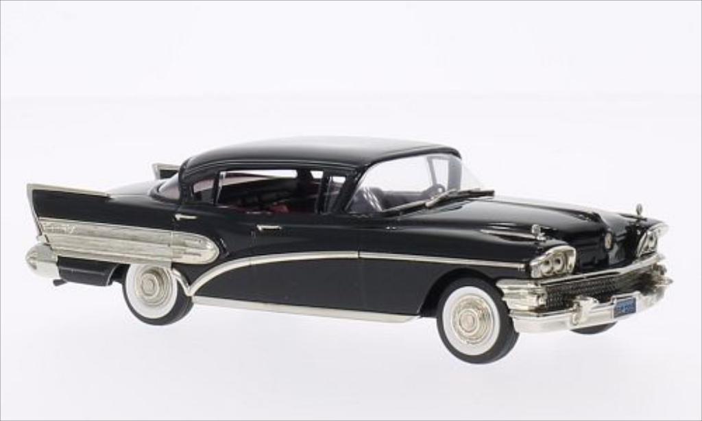 Buick Roadmaster 1/43 Brooklin 75 Hardtop zwart 1958 modelauto