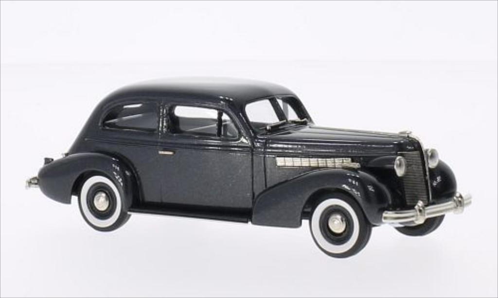 Buick Special 1/43 Brooklin 2-DR Plain Back 4-door Sedan M-44 metallic grijs 1937 modelauto