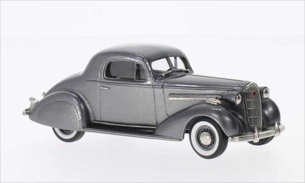 Buick Special 1/43 Brooklin Sport Coupe M-46S metallic grijs 1936 modelauto