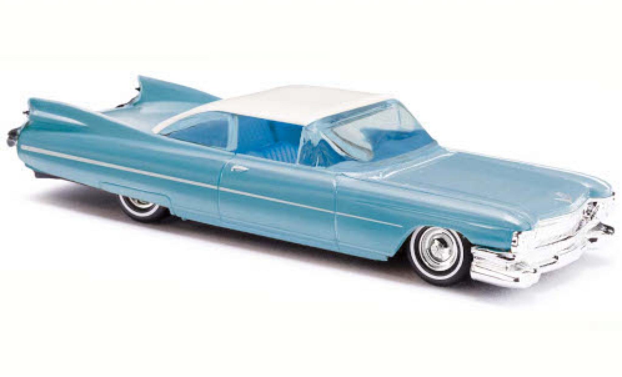 Cadillac Eldorado 1/87 Busch blauw 1959 modelauto
