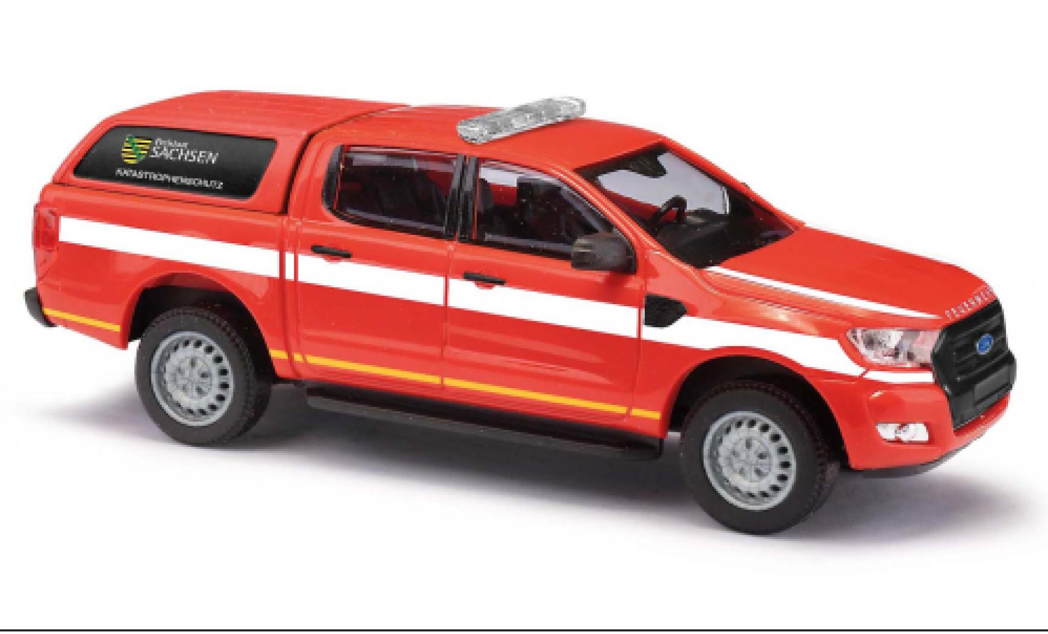 Ford Ranger 1/87 Busch proodection civile Sachsen 2016 modelauto