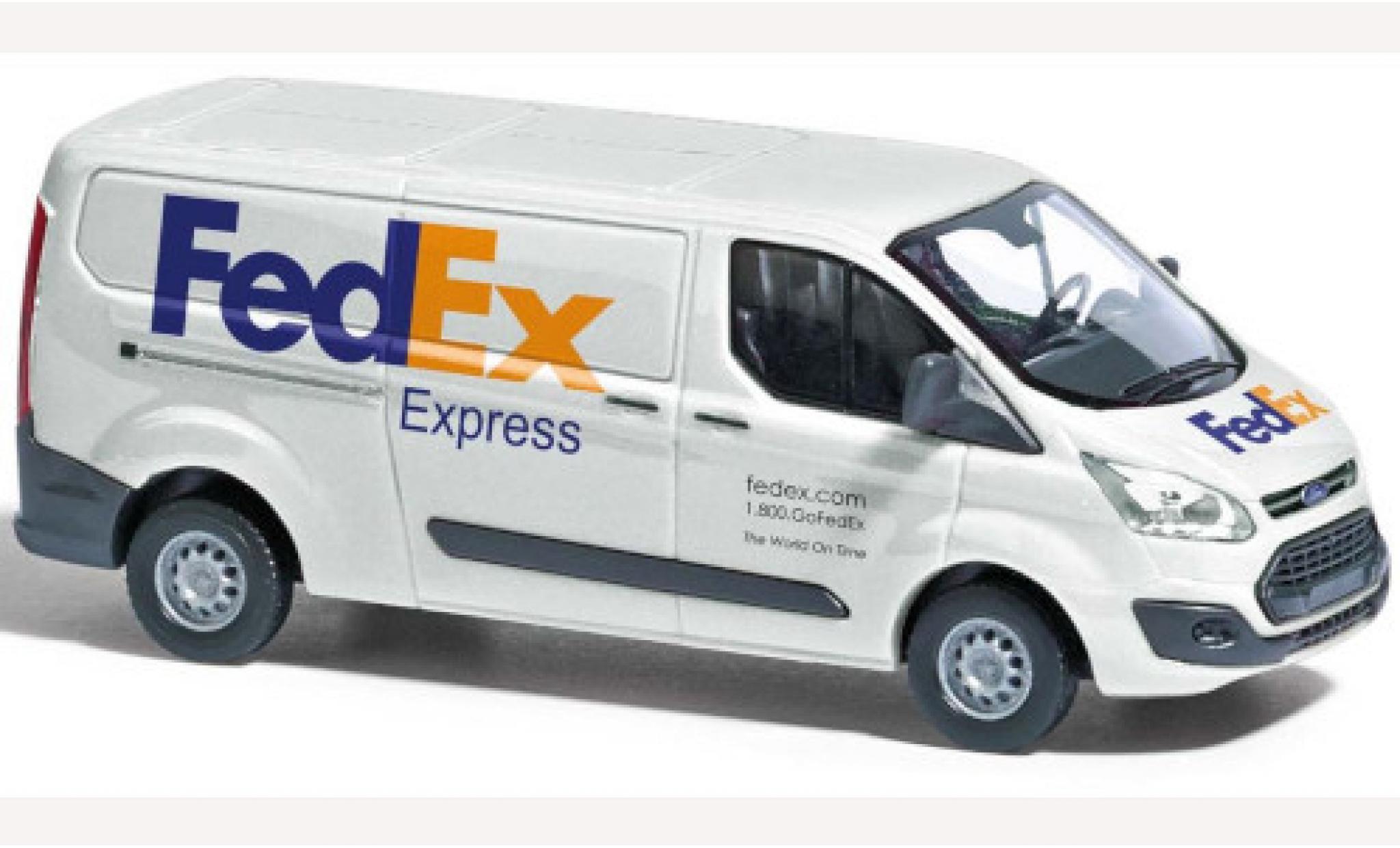 Ford Transit 1/87 Busch Custom Bestelwagen FedEx 2012 modelauto