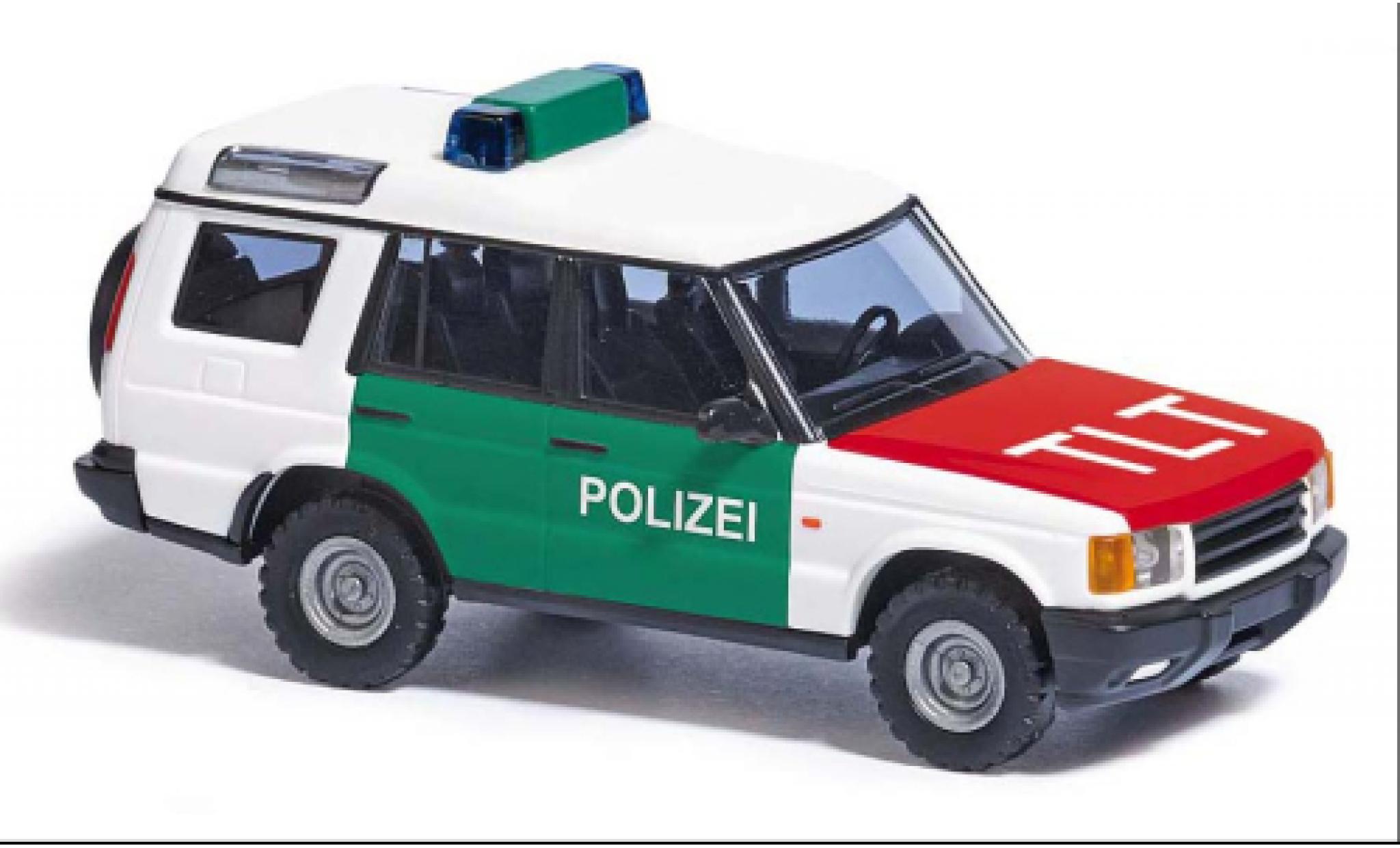 Land Rover Discovery 1/87 Busch politie Leipzig TLT 1998 modelauto