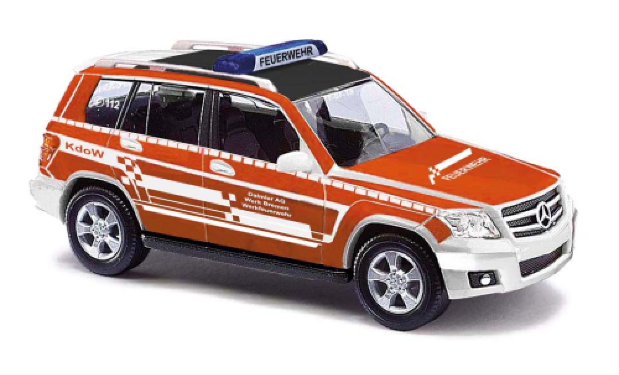 Mercedes Classe G 1/87 Busch GLK-classe Daimler Werkfeuerwehr Bremen 2009 modelauto